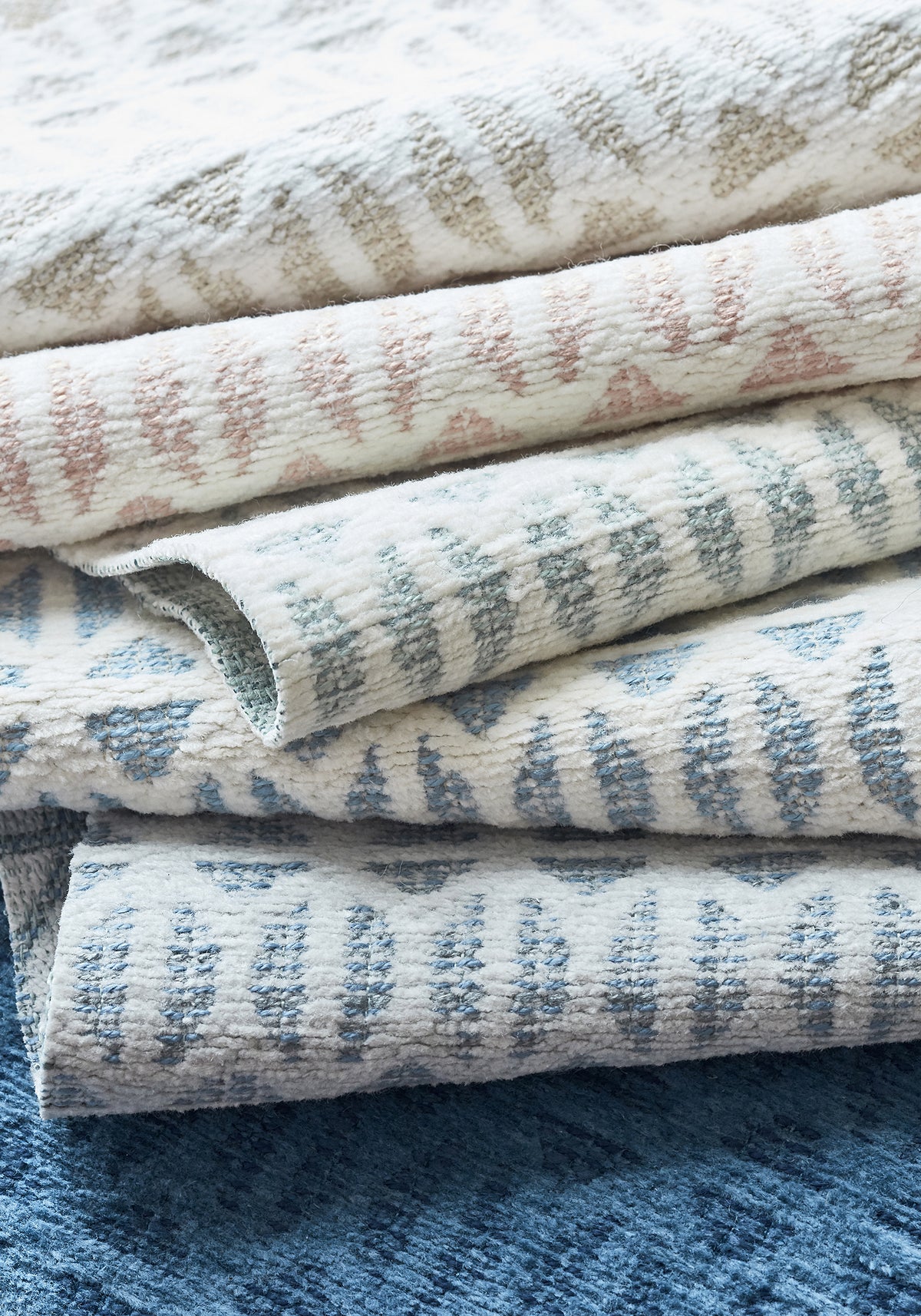 Collection of Quinlan woven fabric featuring navy color fabric - pattern number W789104 - by Thibaut in the Reverie collection