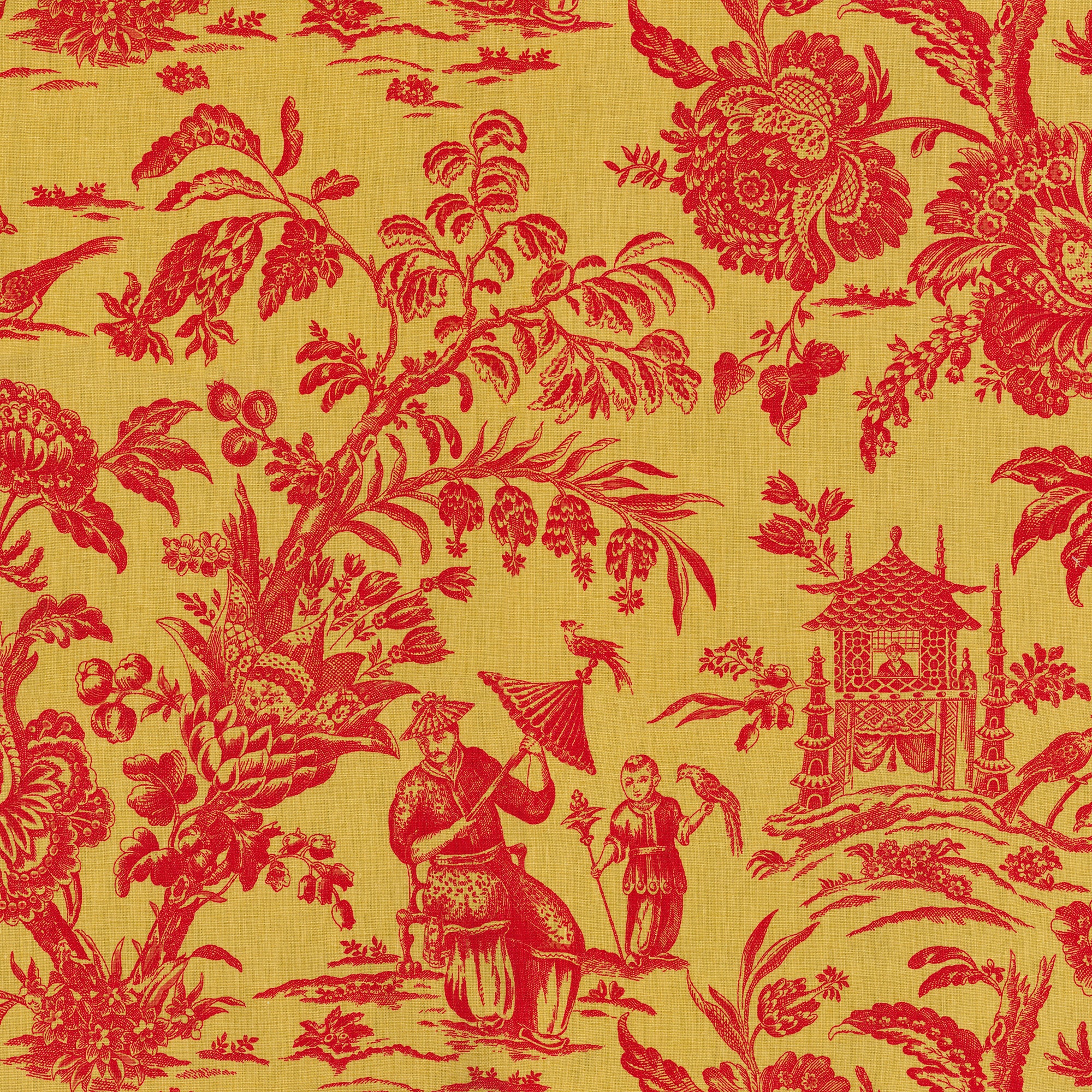 Sagwa fabric in 46 color - pattern number Sagwa46J6931 - by JF Fabrics in the Windsong collection