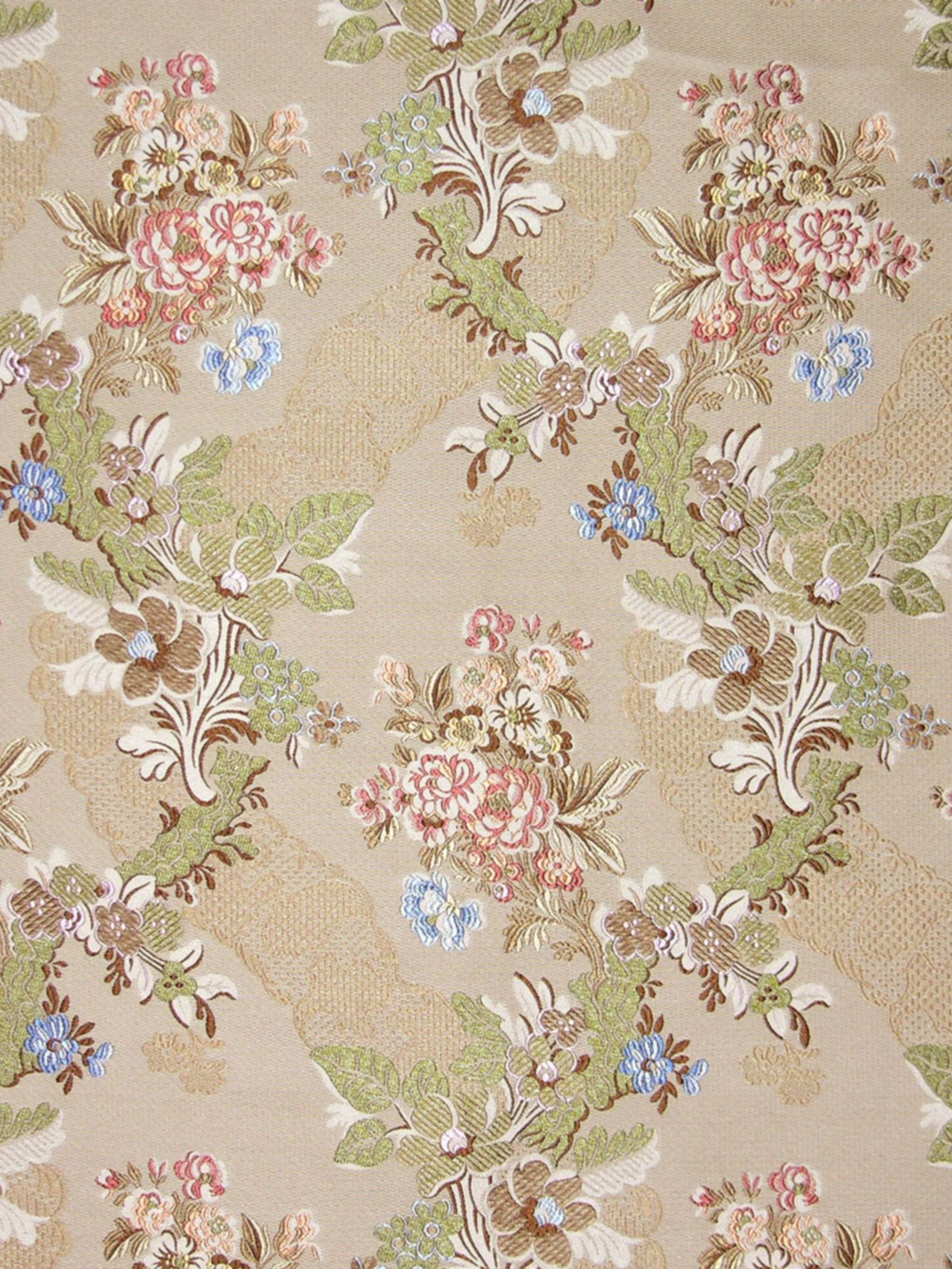 Villa Carlotta fabric in ecru multi color - pattern number SB 00012474 - by Scalamandre in the Old World Weavers collection