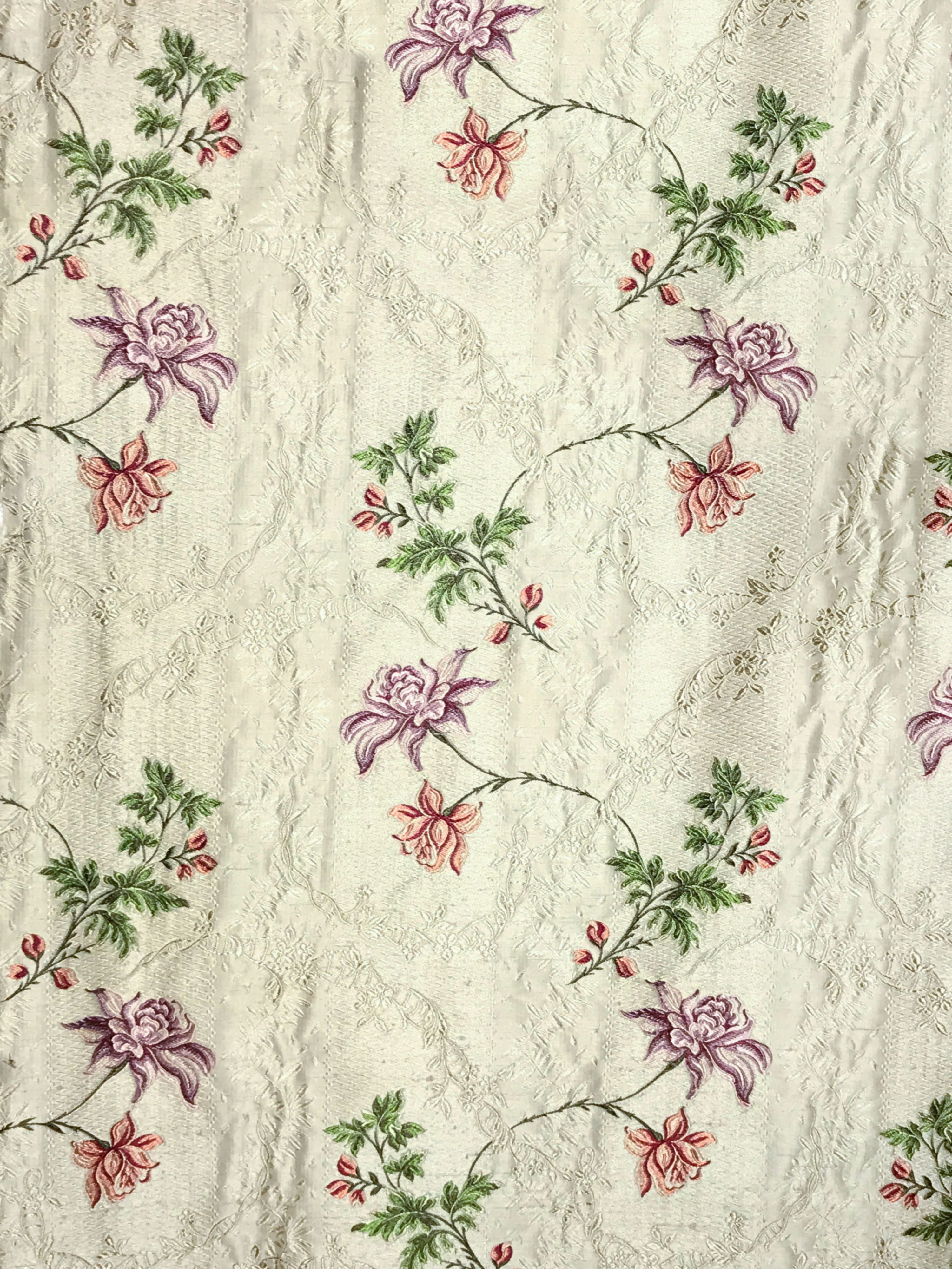 Iliana fabric in heliotrope color - pattern number SB 0001K140 - by Scalamandre in the Old World Weavers collection