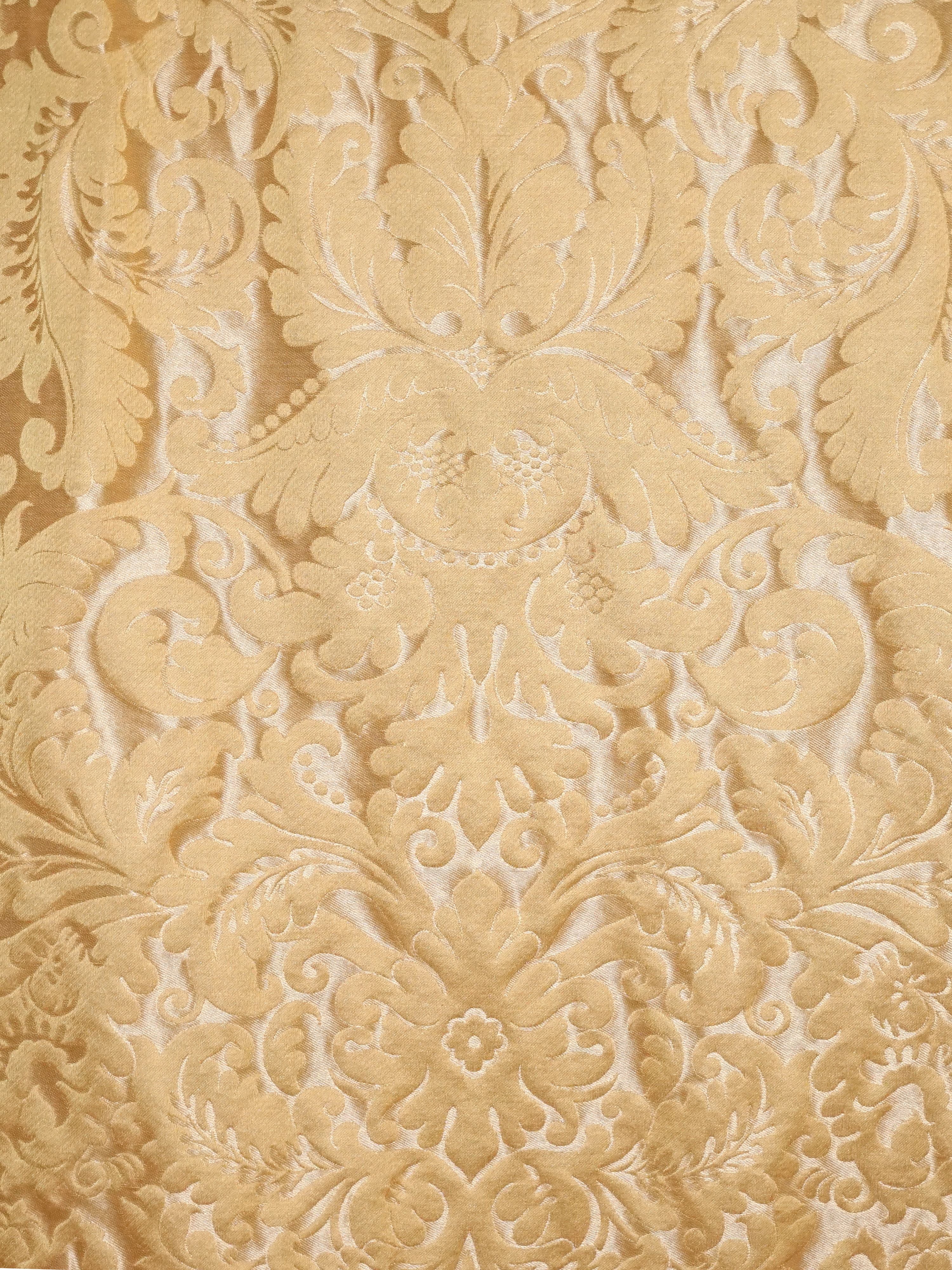 Mariella fabric in mais color - pattern number SB 80021653 - by Scalamandre in the Old World Weavers collection