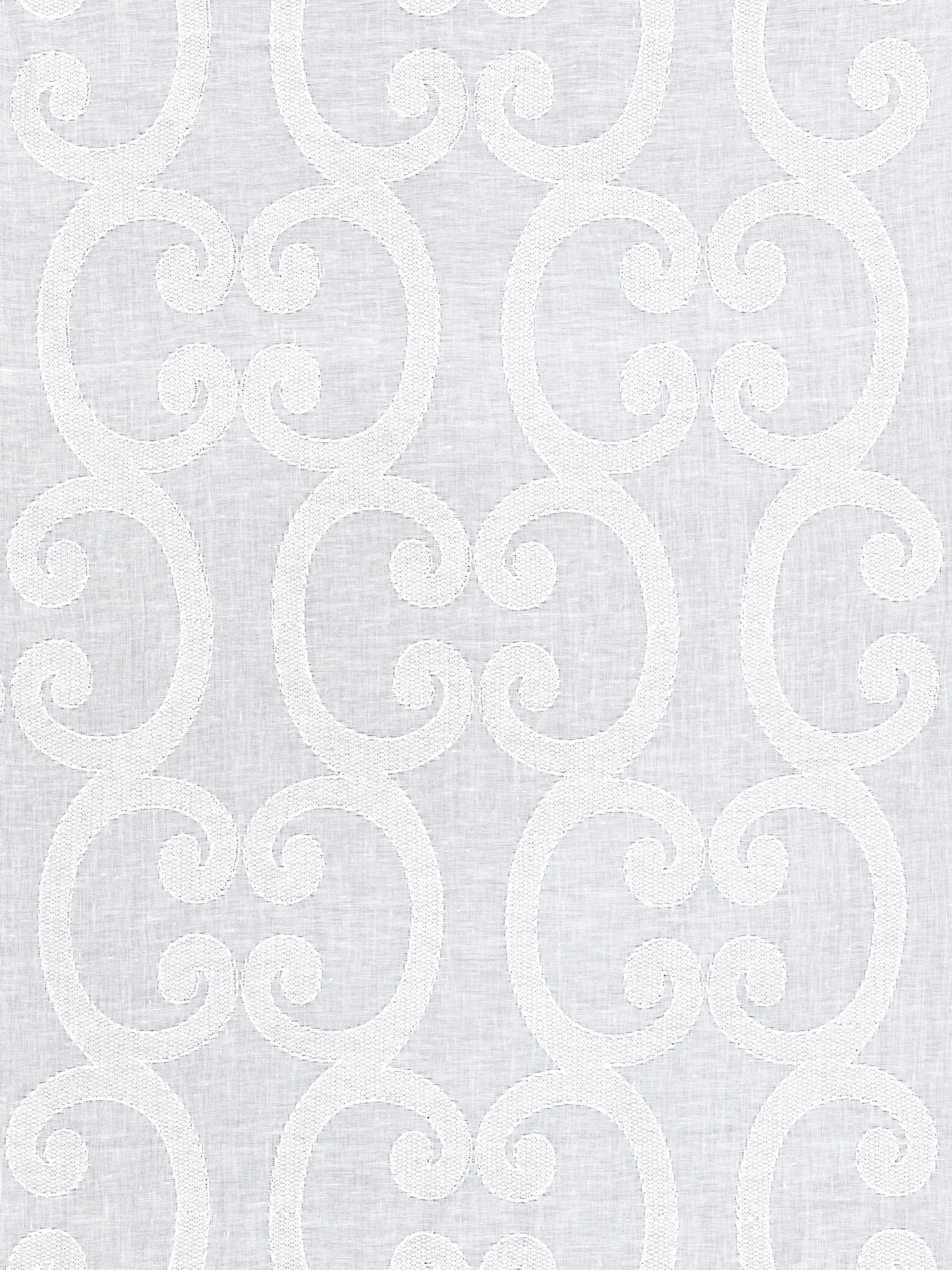 Ornamento Sheer fabric in snow color - pattern number SC 000127040 - by Scalamandre in the Scalamandre Fabrics Book 1 collection