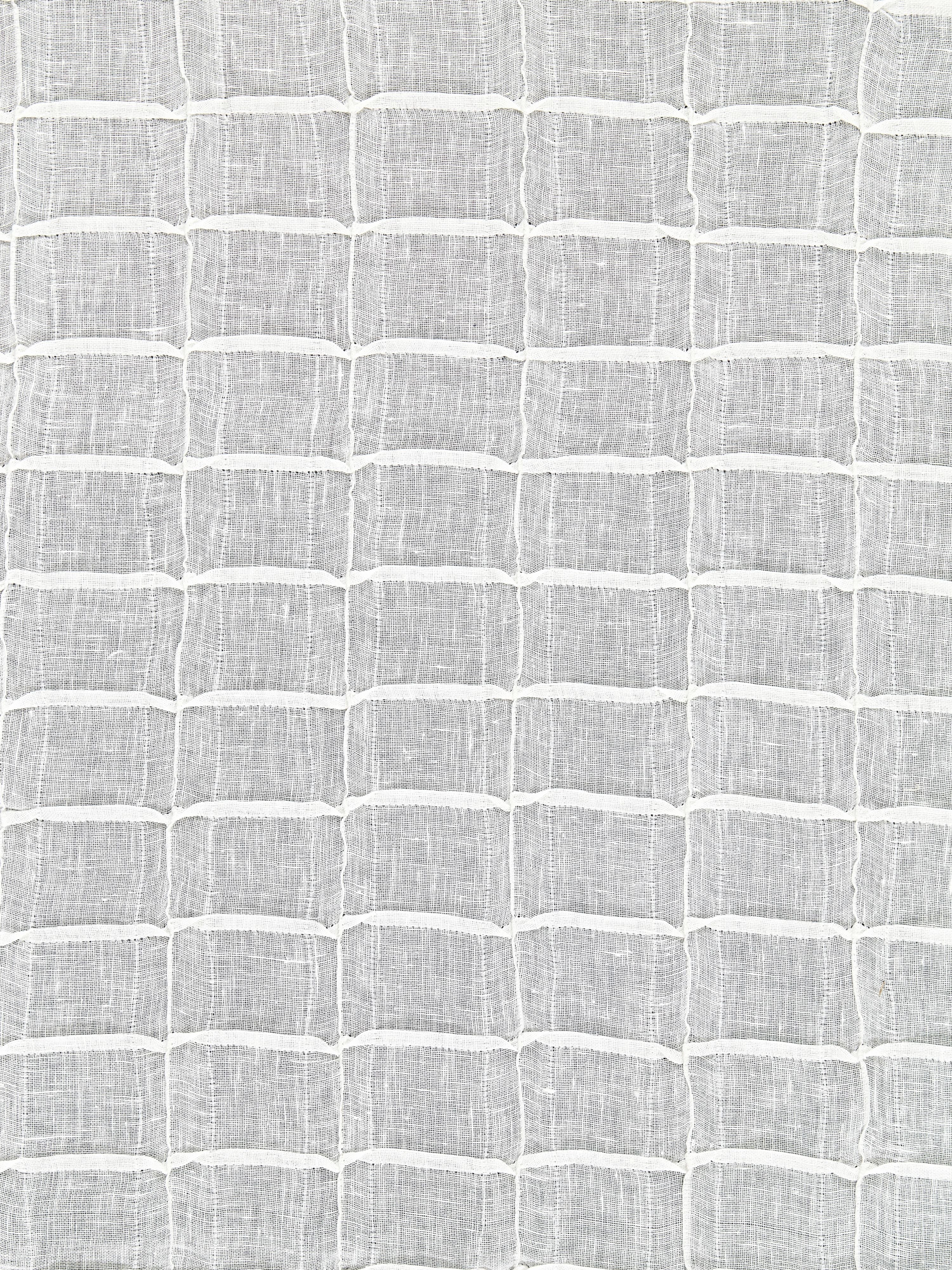 Pintuck Linen Sheer fabric in ivory color - pattern number SC 000127041 - by Scalamandre in the Scalamandre Fabrics Book 1 collection