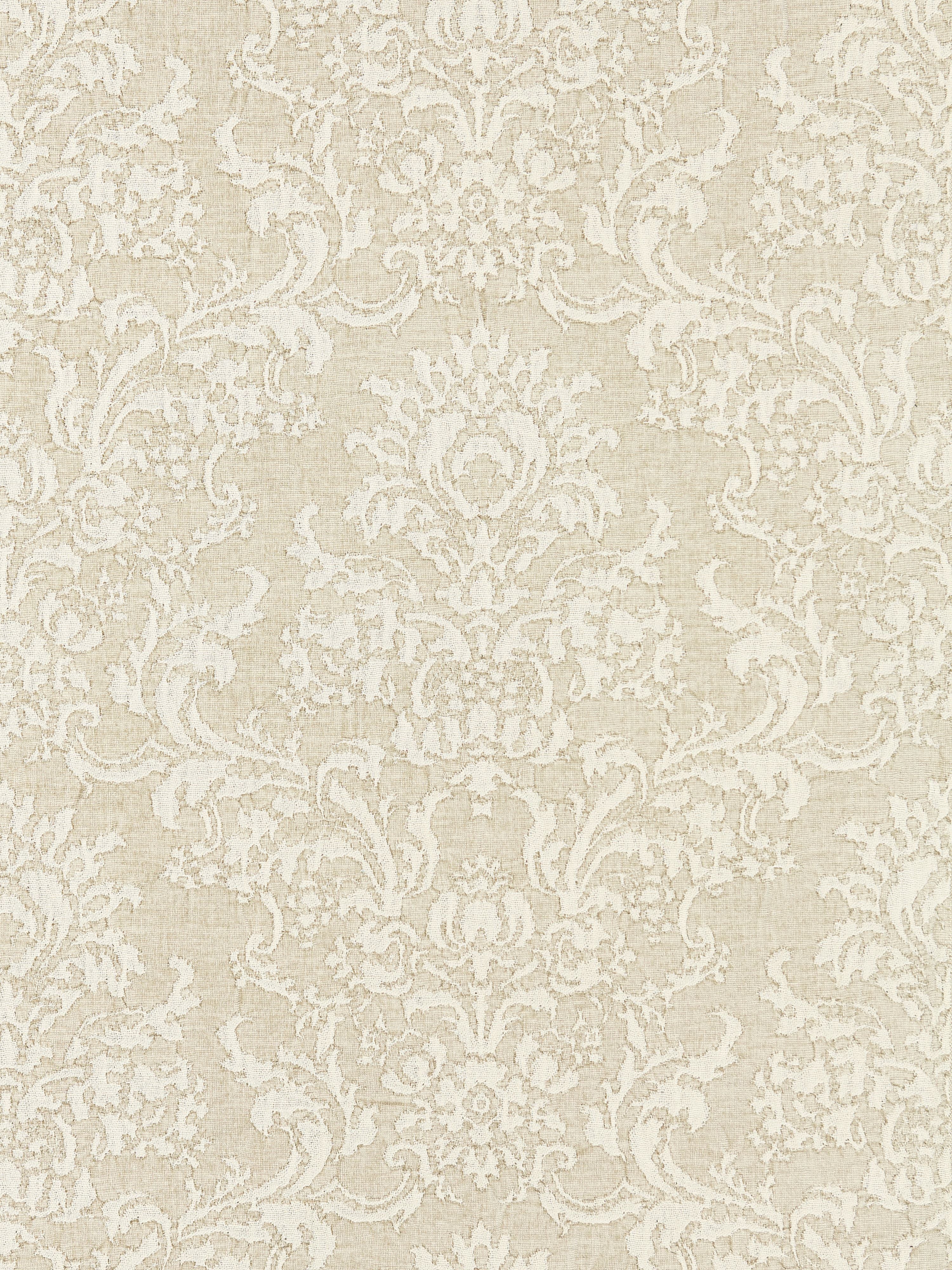 San Luca Damask fabric in alabaster color - pattern number SC 000127094 - by Scalamandre in the Scalamandre Fabrics Book 1 collection
