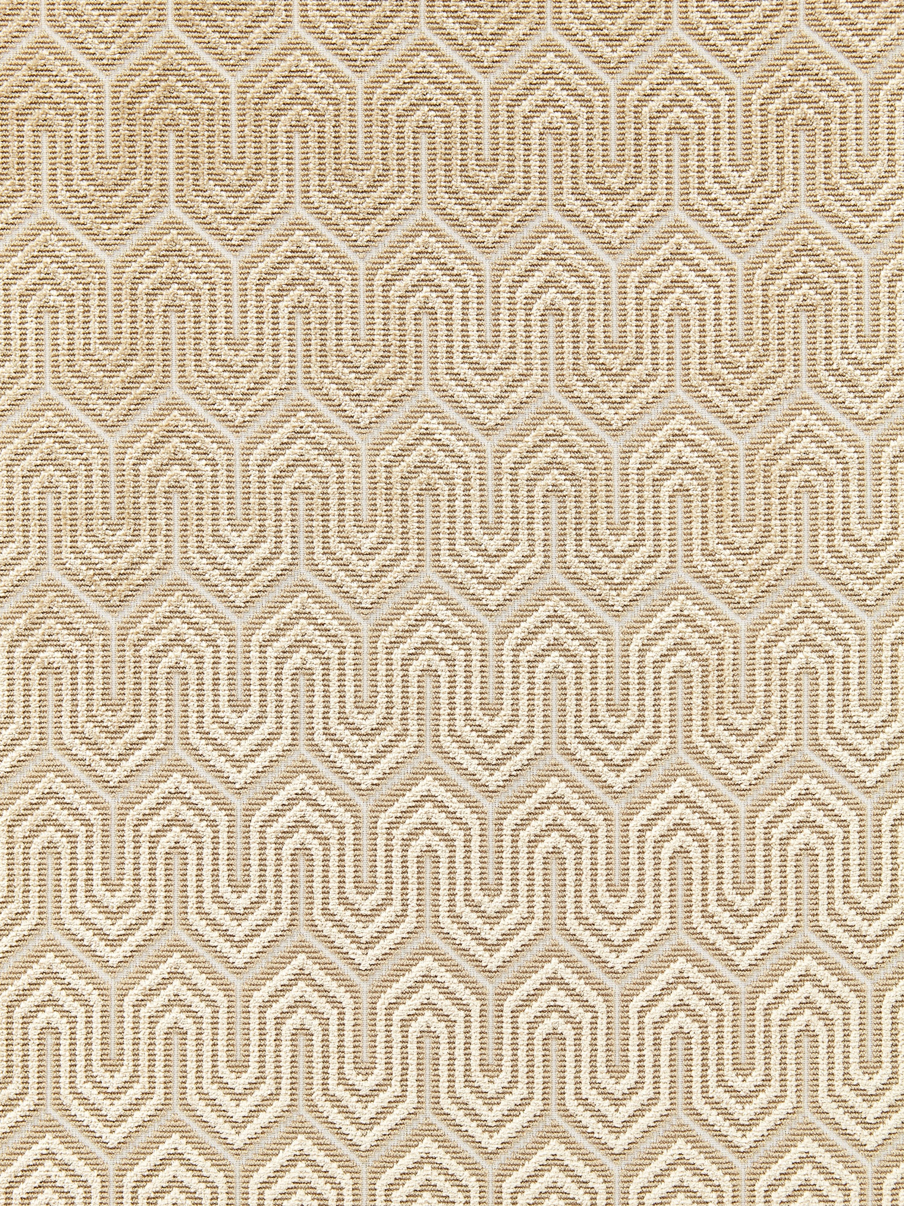 Undulation fabric in fawn color - pattern number SC 000127129 - by Scalamandre in the Scalamandre Fabrics Book 1 collection