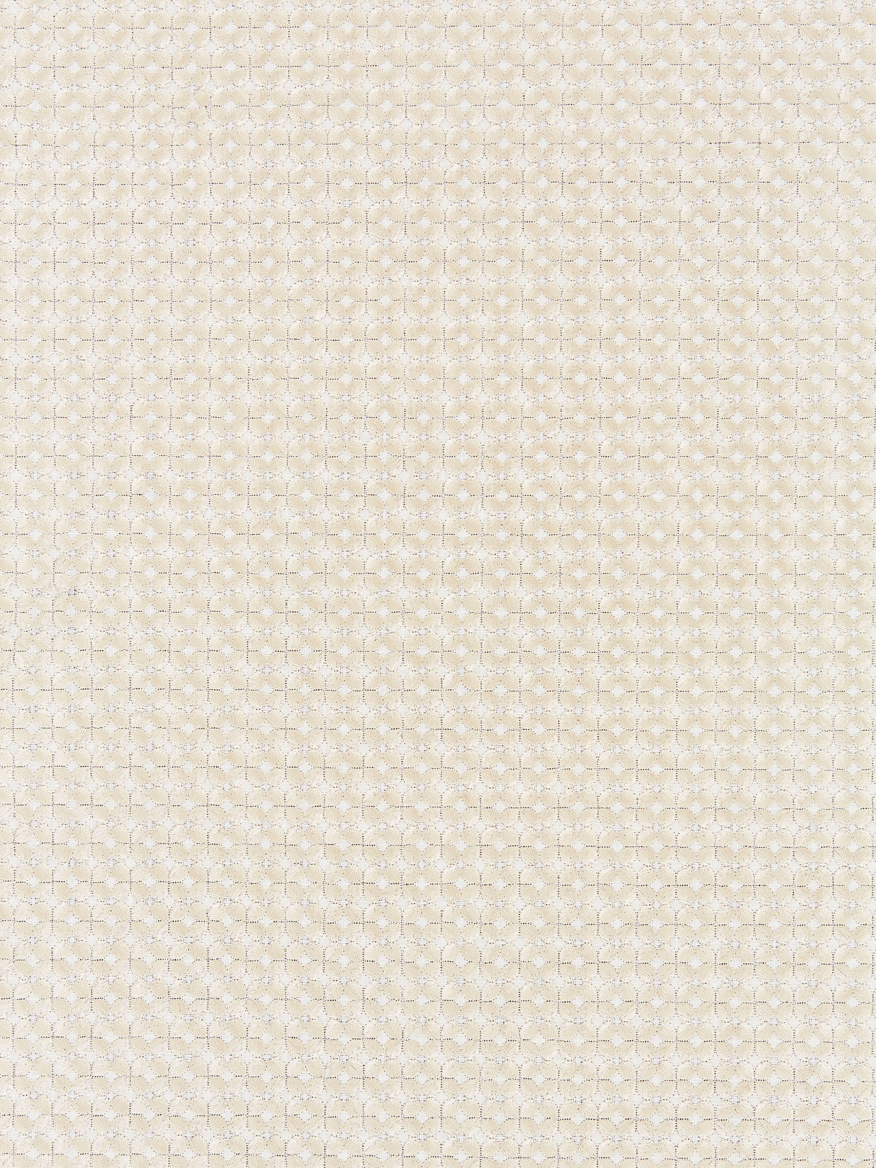 Floret Embroidery fabric in champagne color - pattern number SC 000127133 - by Scalamandre in the Scalamandre Fabrics Book 1 collection