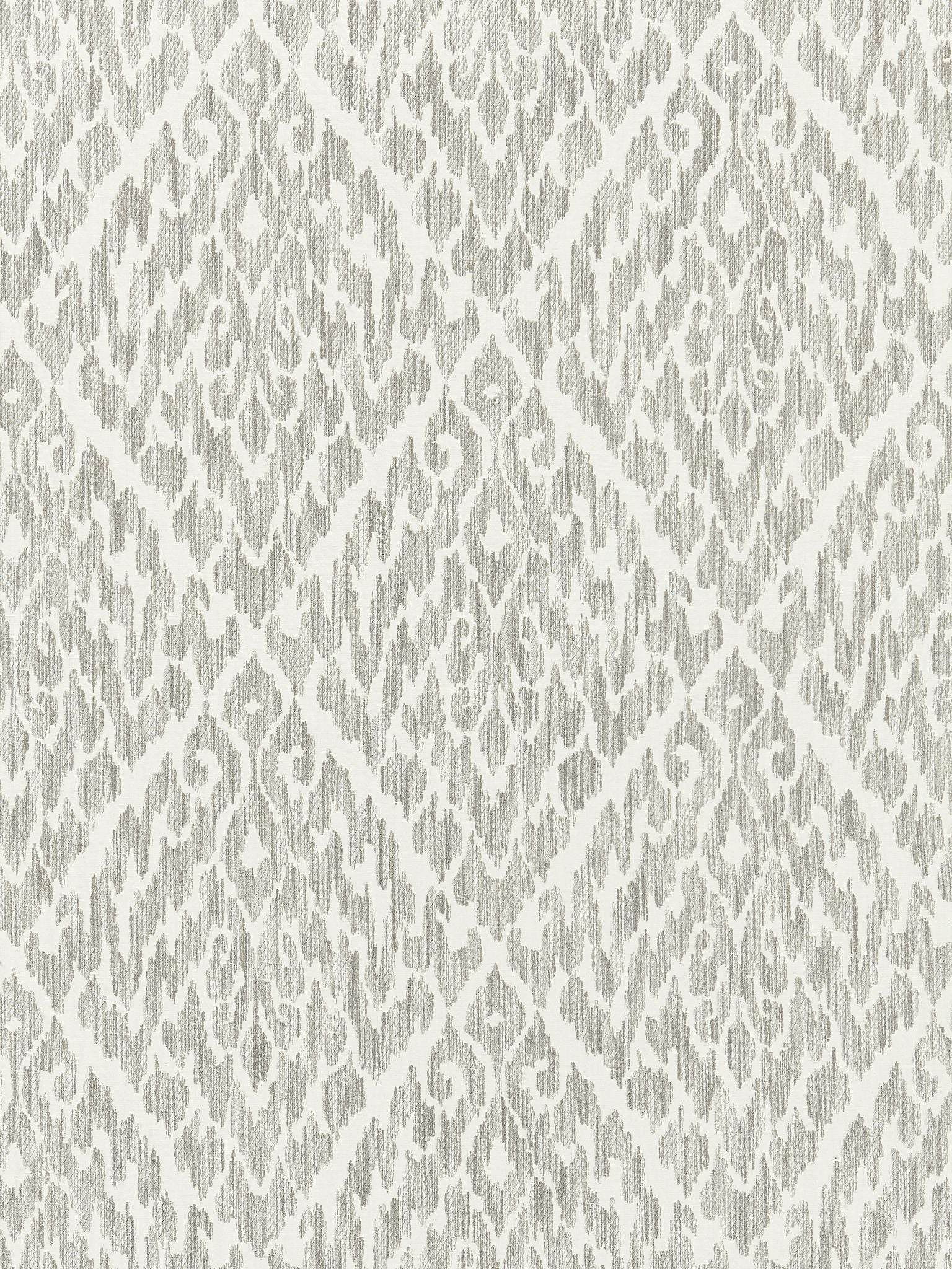 Lhasa Ikat Weave fabric in greige color - pattern number SC 000127169 - by Scalamandre in the Scalamandre Fabrics Book 1 collection
