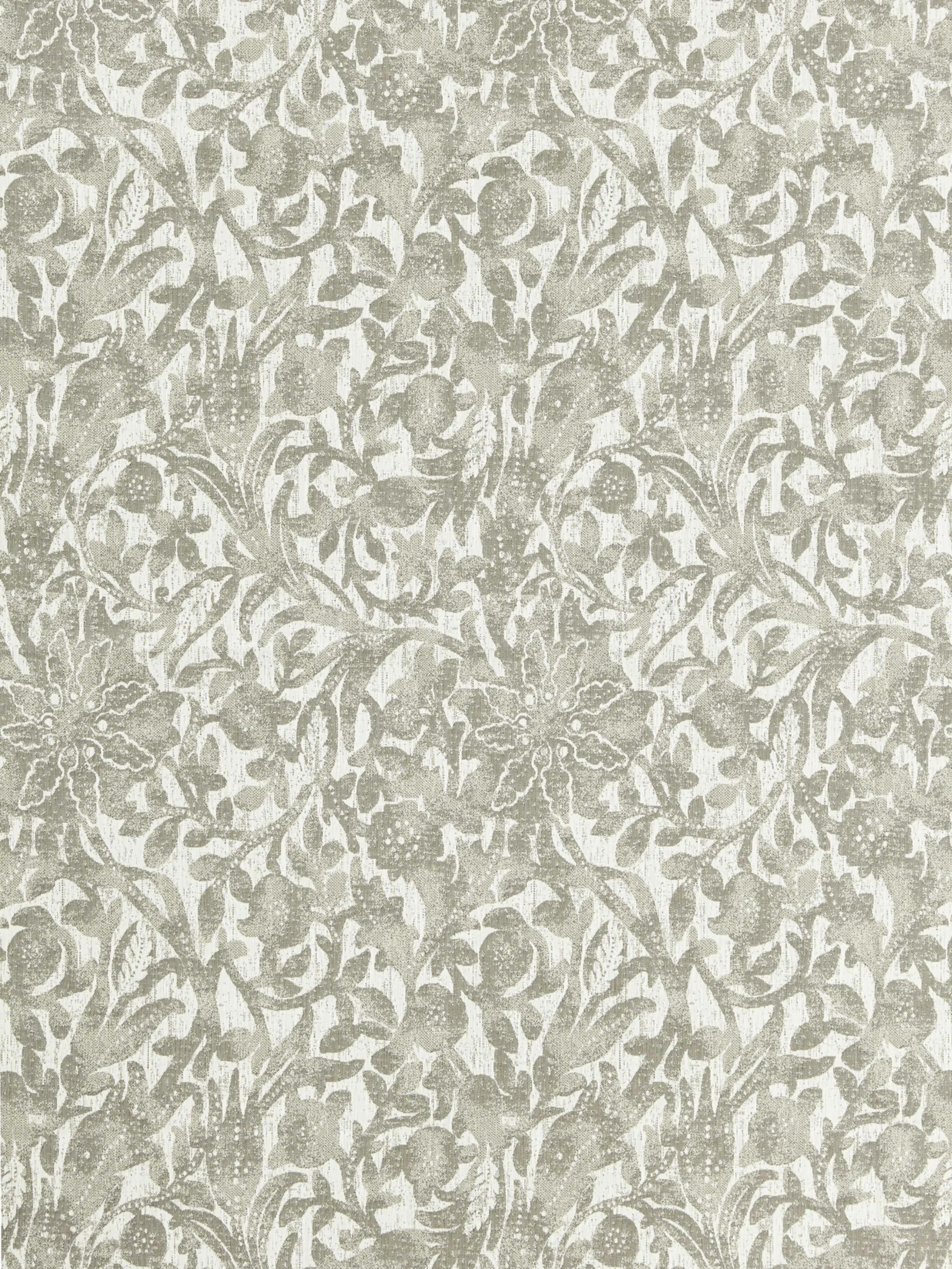 Bali Floral fabric in stone color - pattern number SC 000127195 - by Scalamandre in the Scalamandre Fabrics Book 1 collection
