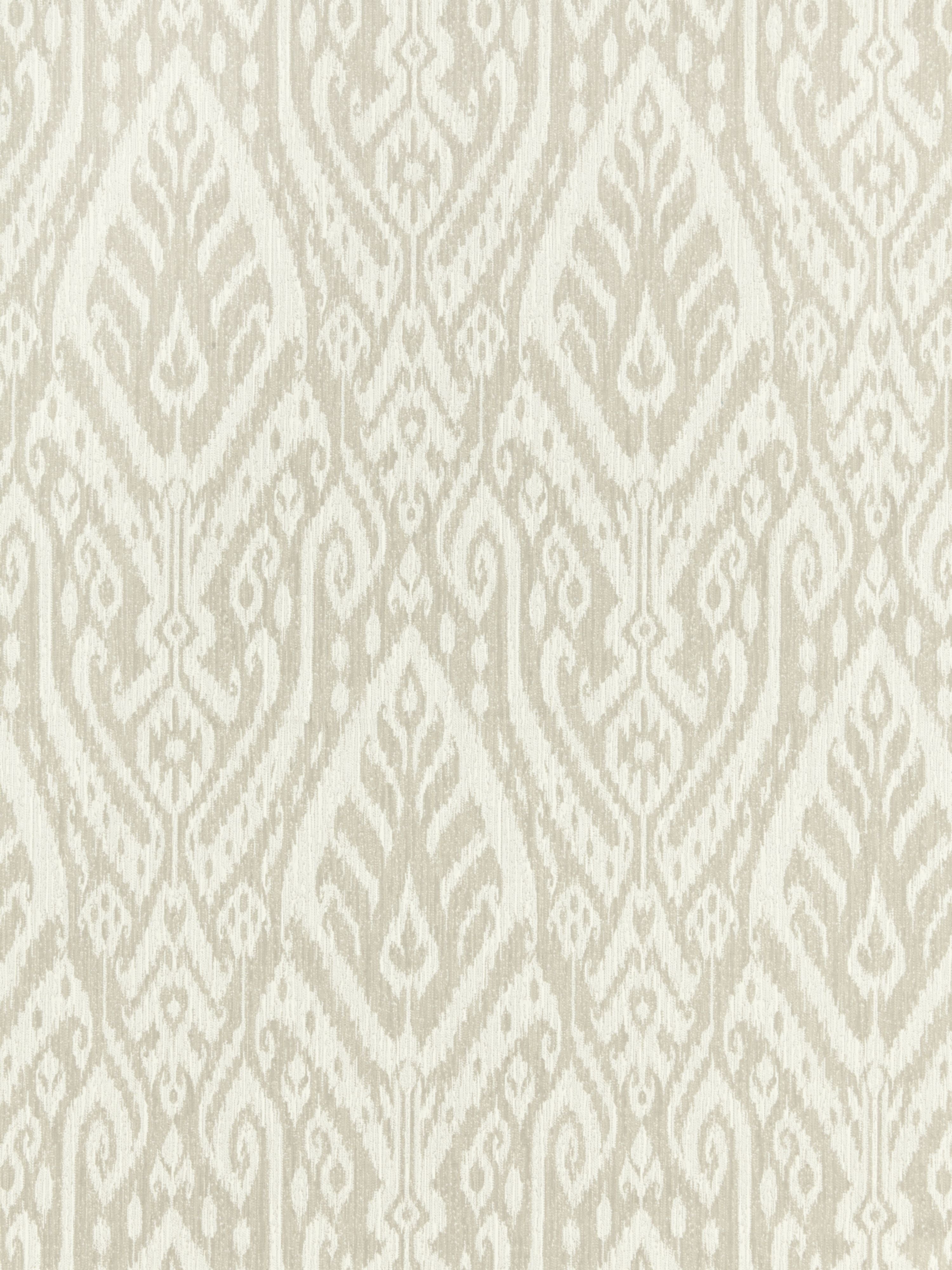 Borneo Ikat fabric in linen color - pattern number SC 000127196 - by Scalamandre in the Scalamandre Fabrics Book 1 collection