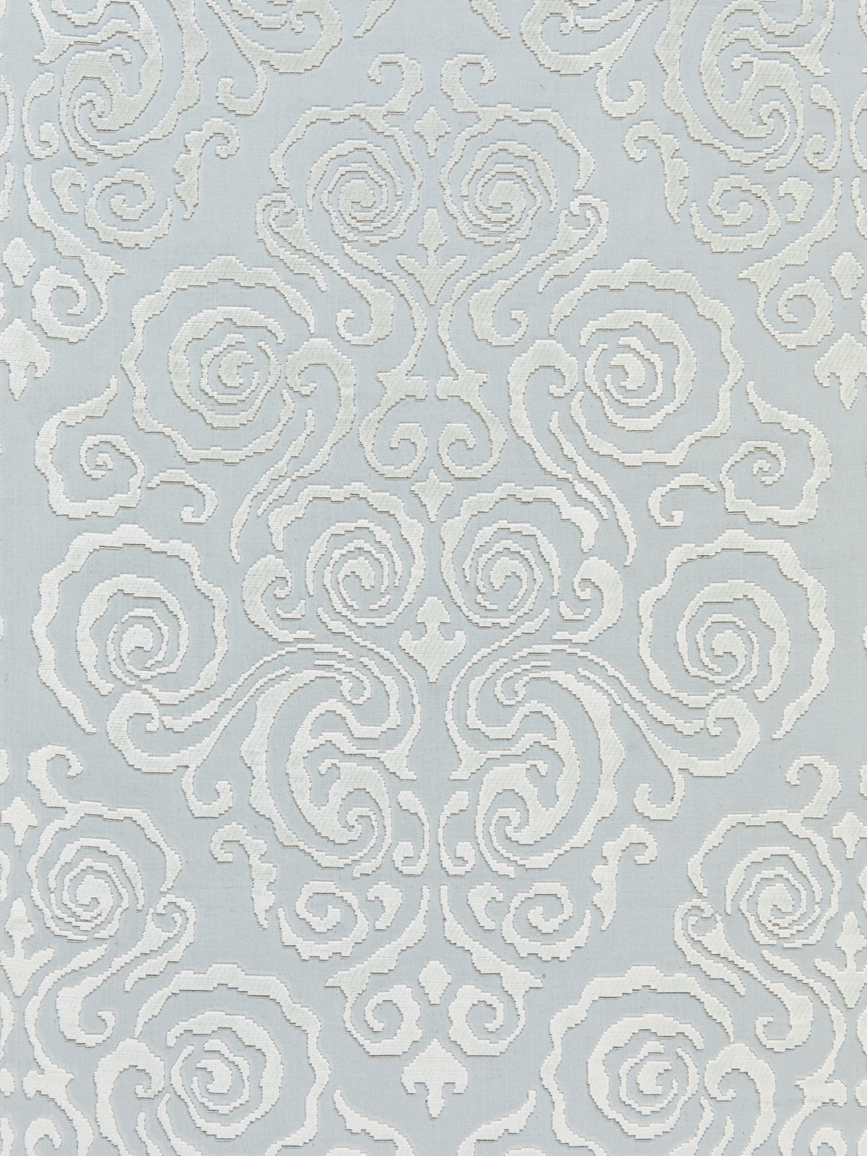 Cirrus Velvet Damask fabric in mist color - pattern number SC 000127219 - by Scalamandre in the Scalamandre Fabrics Book 1 collection