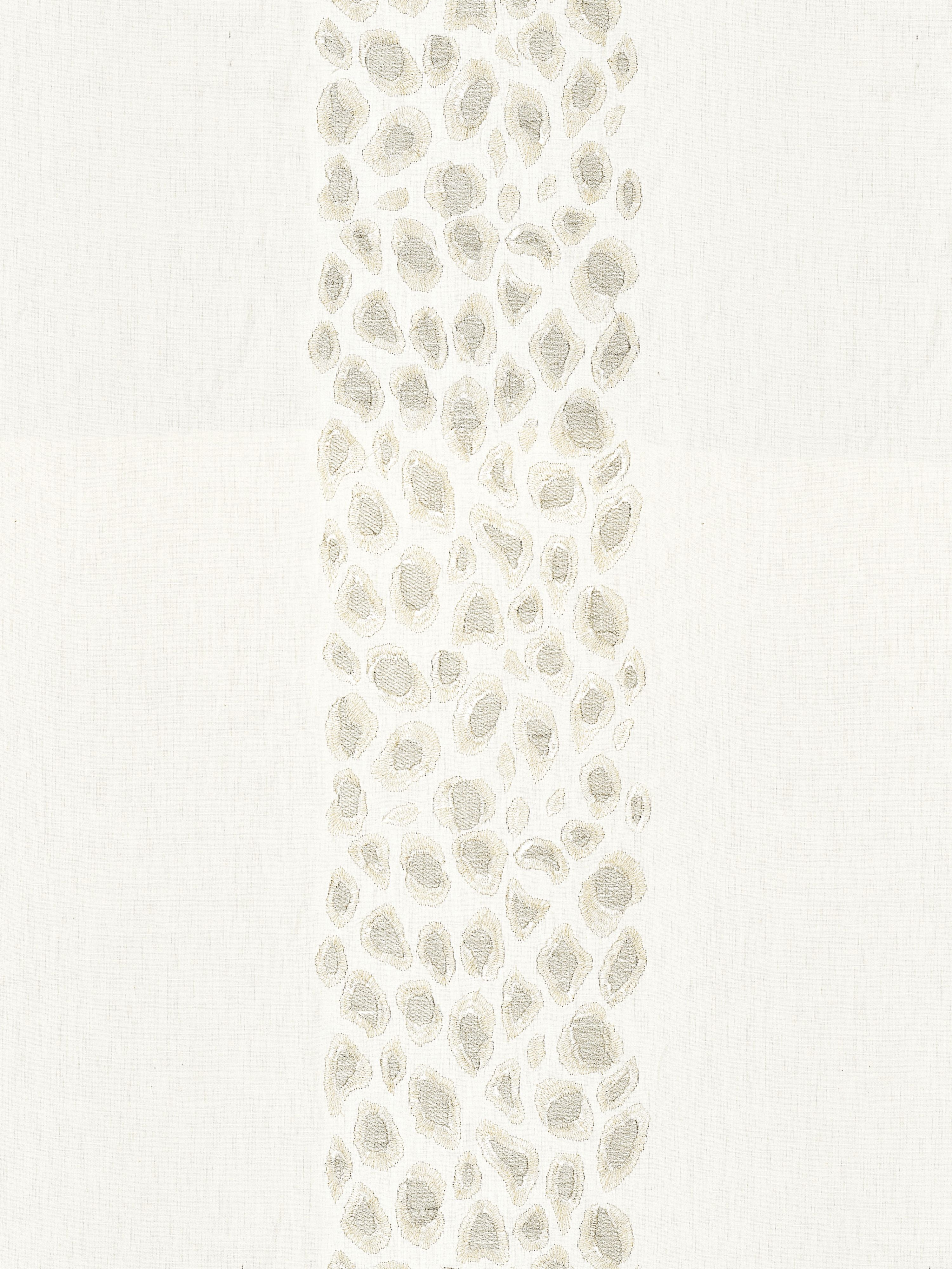 Catwalk Embroidery fabric in pearl color - pattern number SC 000127255 - by Scalamandre in the Scalamandre Fabrics Book 1 collection