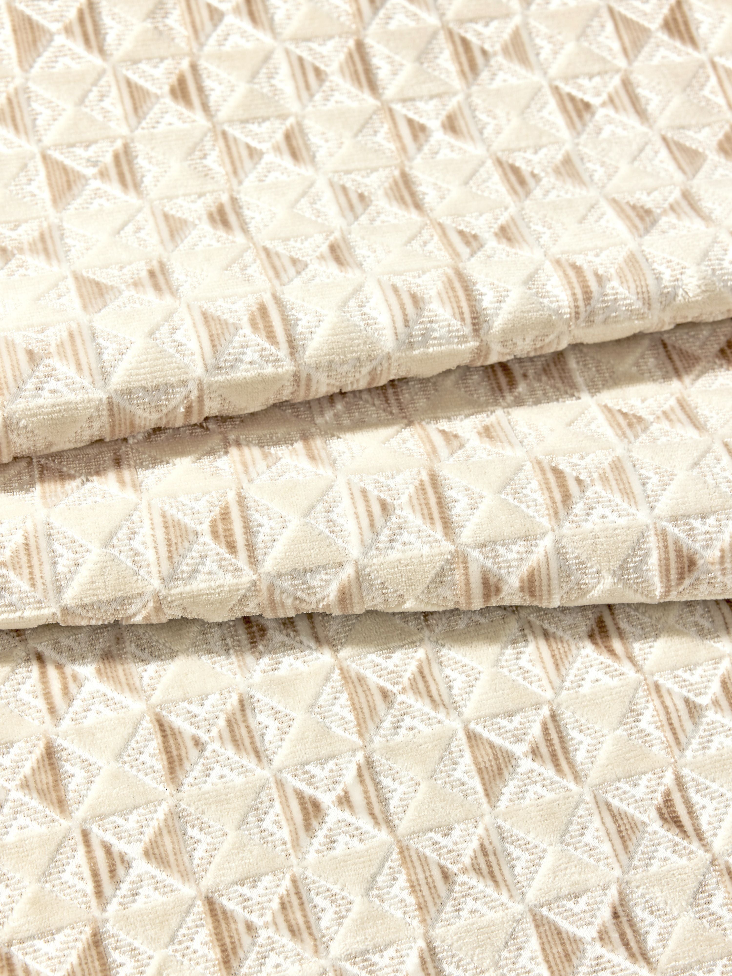 Parlor Velvet fabric in nougat color - pattern number SC 000127324 - by Scalamandre in the Scalamandre Fabrics Book 1 collection