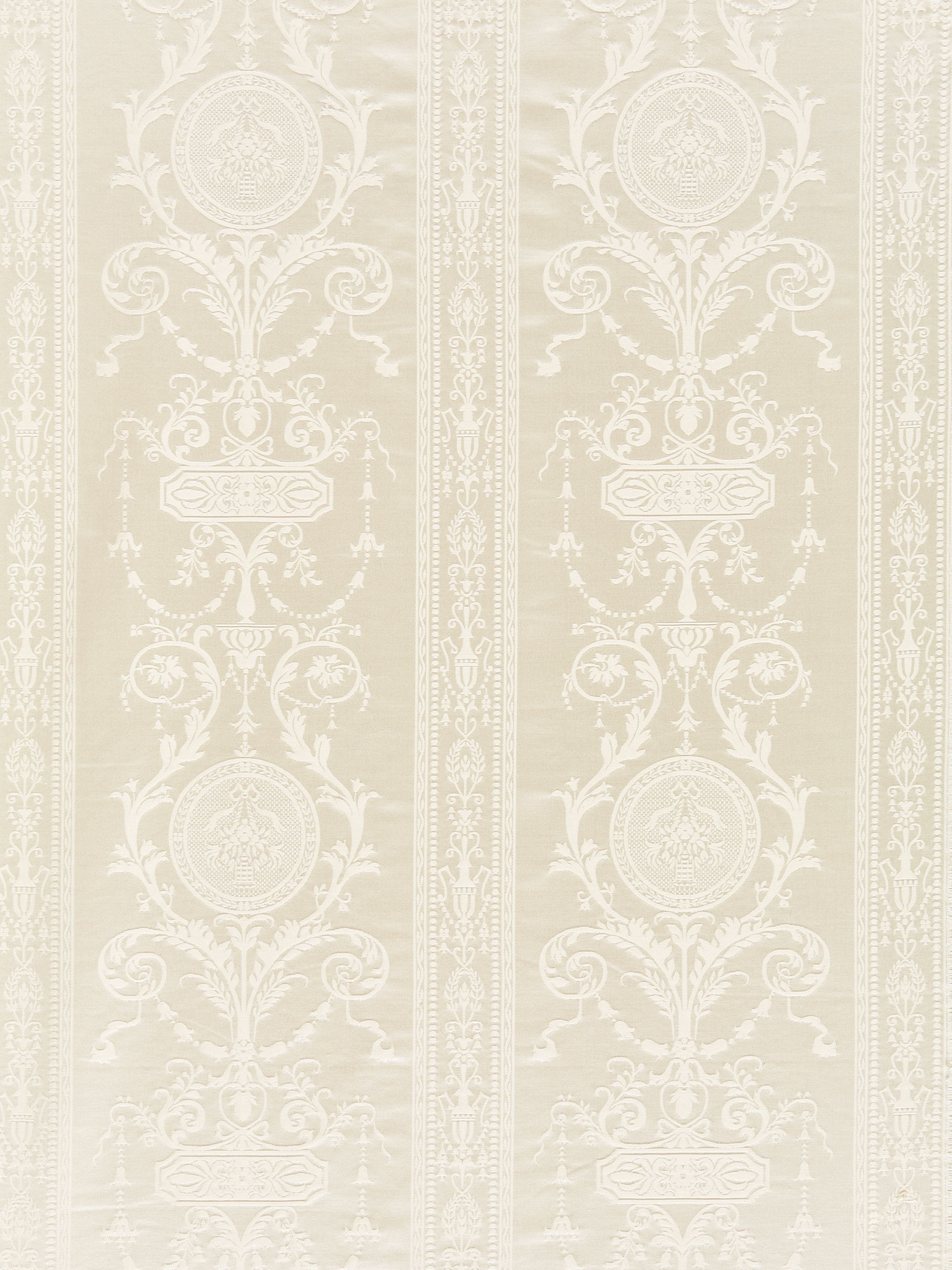 Hepplewhite fabric in ivory color - pattern number SC 0001516MM - by Scalamandre in the Scalamandre Fabrics Book 1 collection
