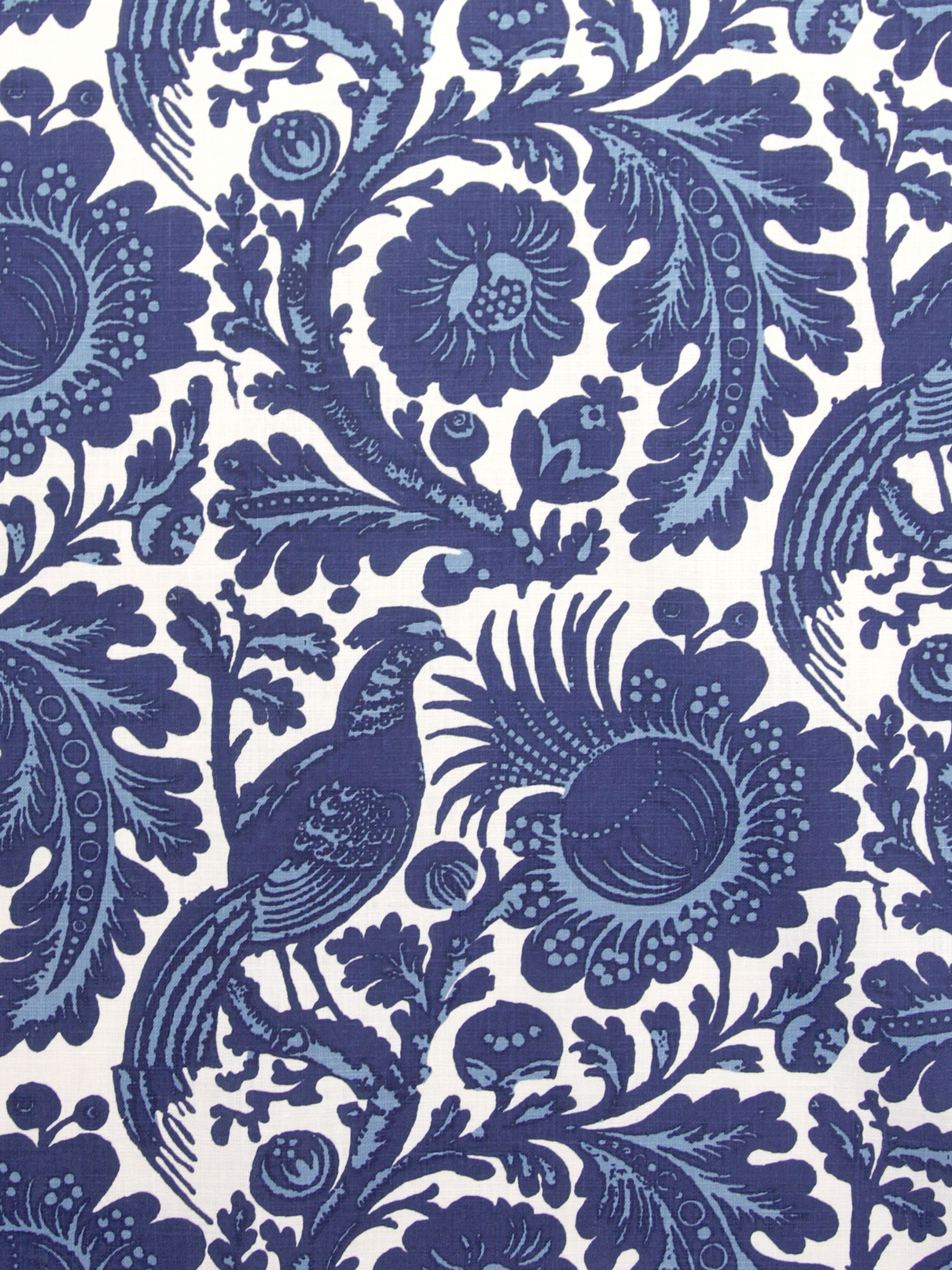 Resist Print fabric in light and dark blue on white color - pattern number SC 00016218M - by Scalamandre in the Scalamandre Fabrics Book 1 collection