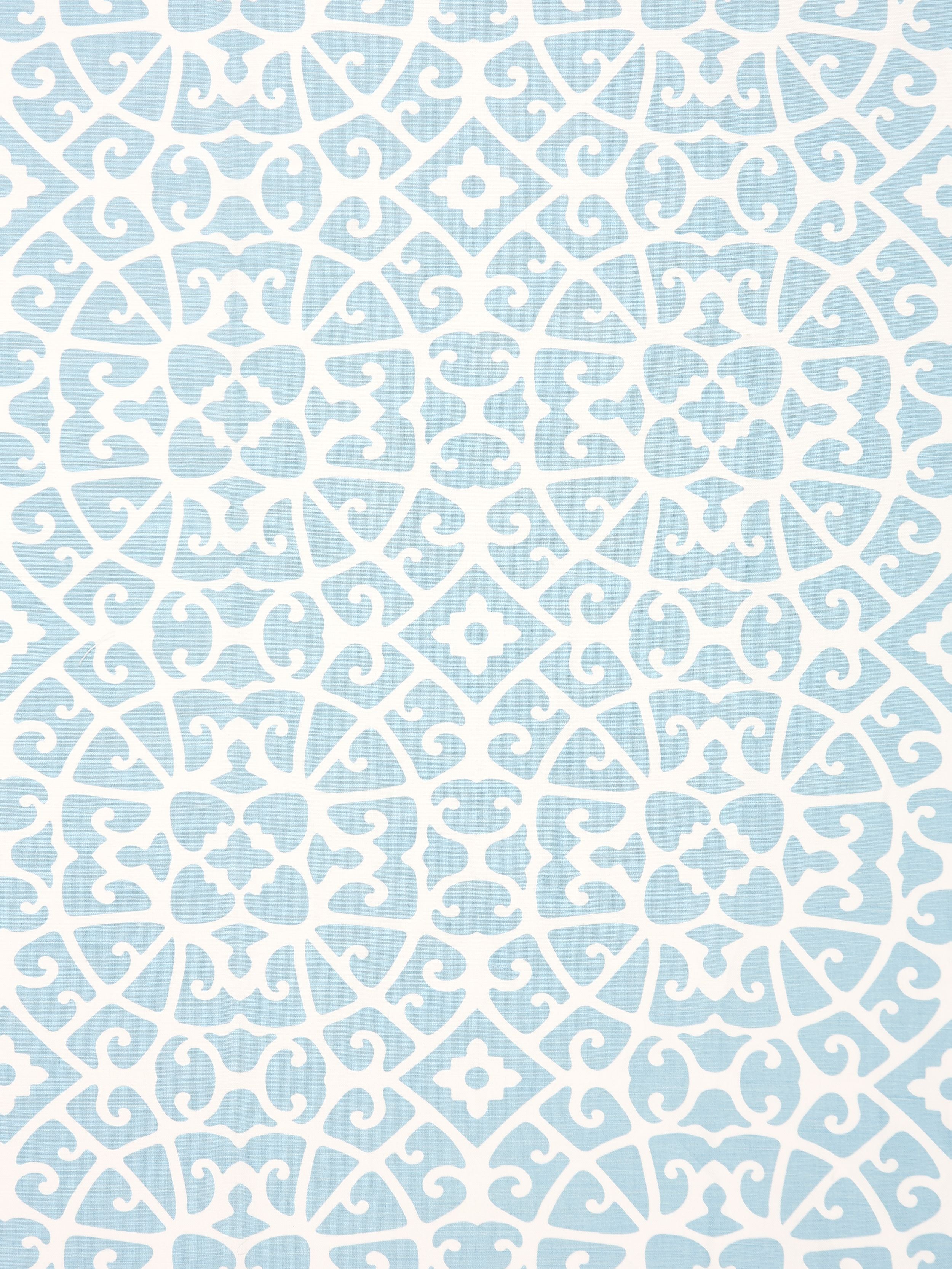 Anshun Lattice fabric in sky color - pattern number SC 000216559 - by Scalamandre in the Scalamandre Fabrics Book 1 collection