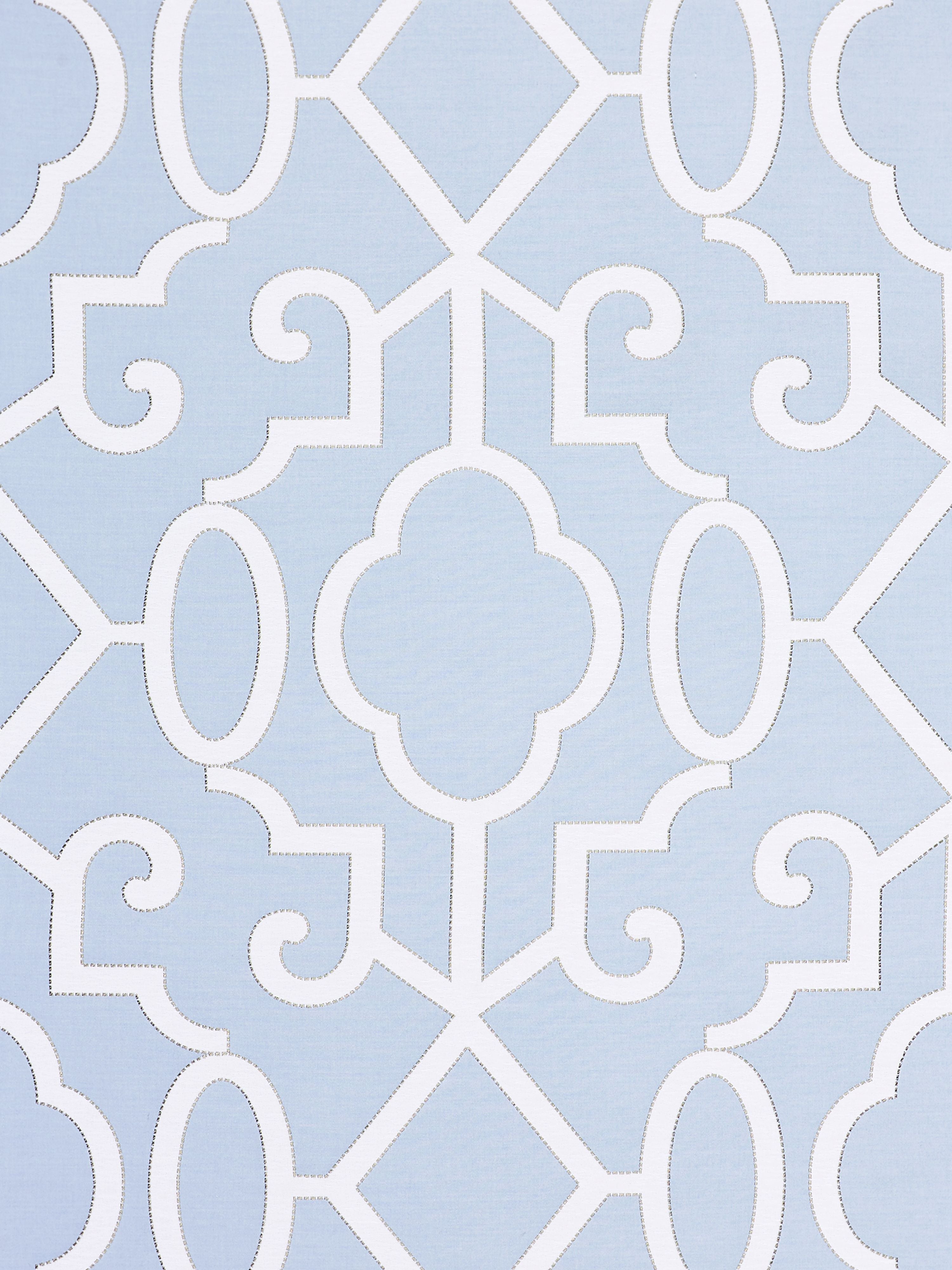 Ming Fretwork fabric in cloud color - pattern number SC 000227012 - by Scalamandre in the Scalamandre Fabrics Book 1 collection