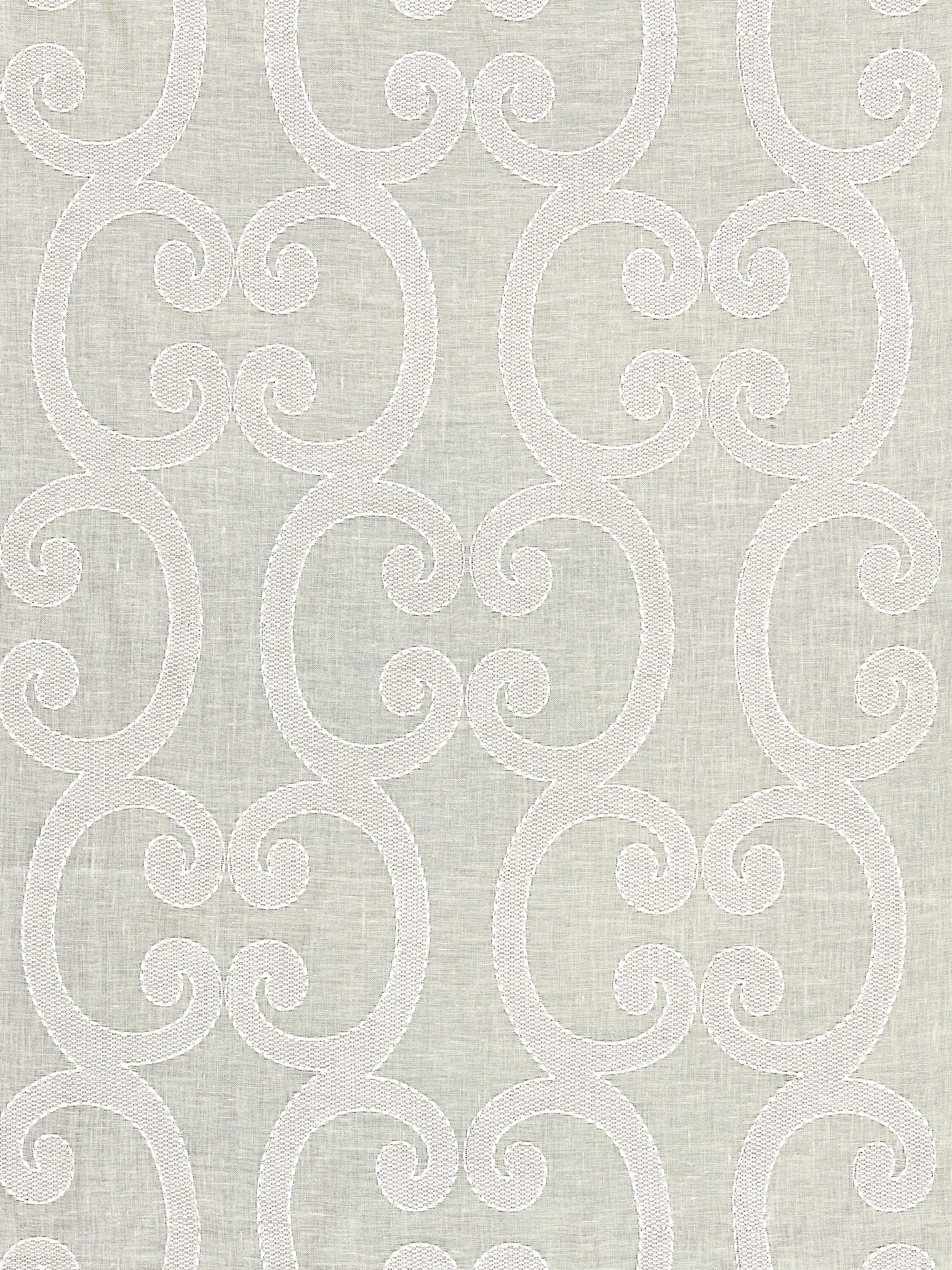 Ornamento Sheer fabric in champagne color - pattern number SC 000227040 - by Scalamandre in the Scalamandre Fabrics Book 1 collection