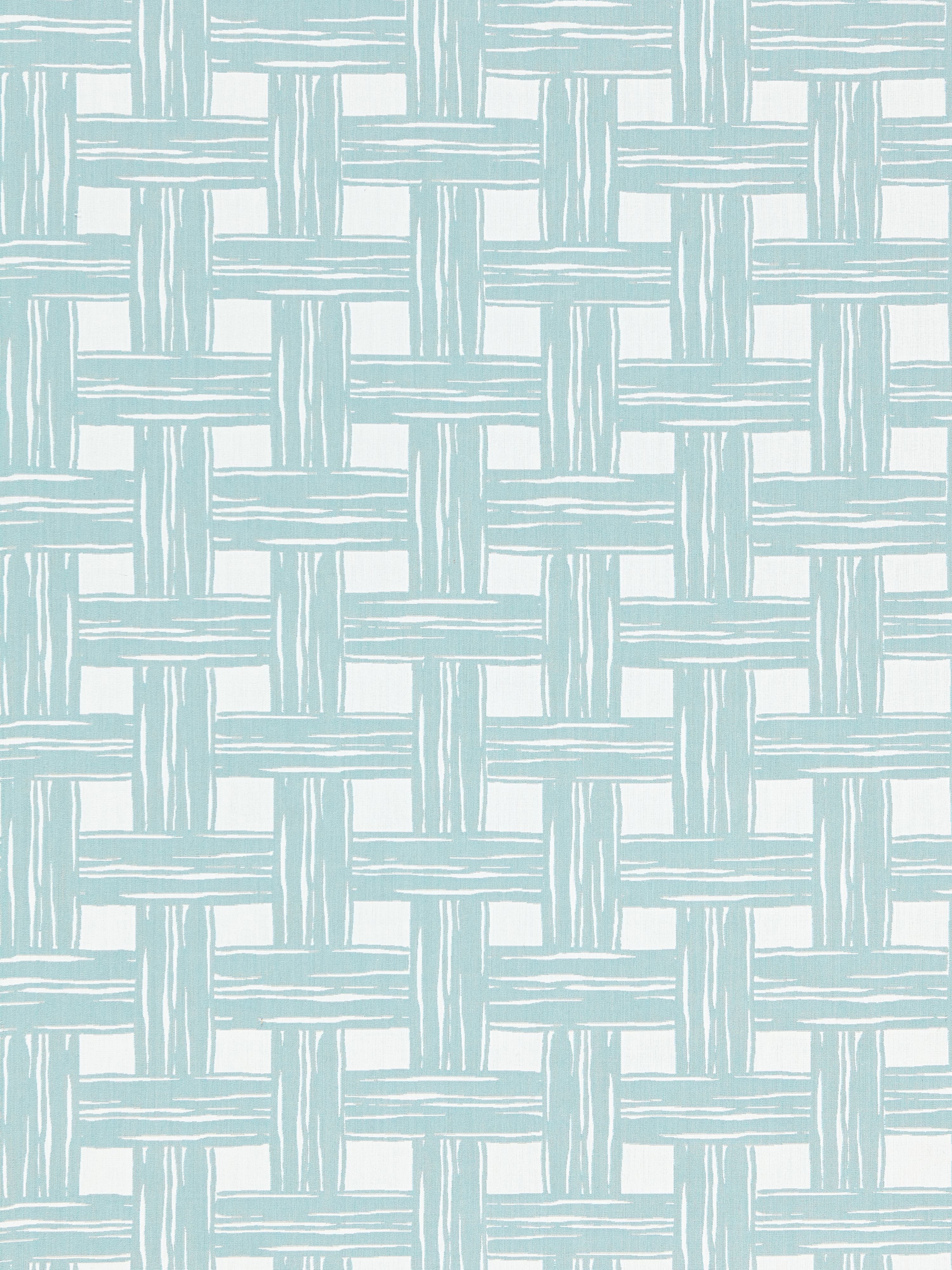 Bamboo Lattice fabric in surf color - pattern number SC 000227059 - by Scalamandre in the Scalamandre Fabrics Book 1 collection