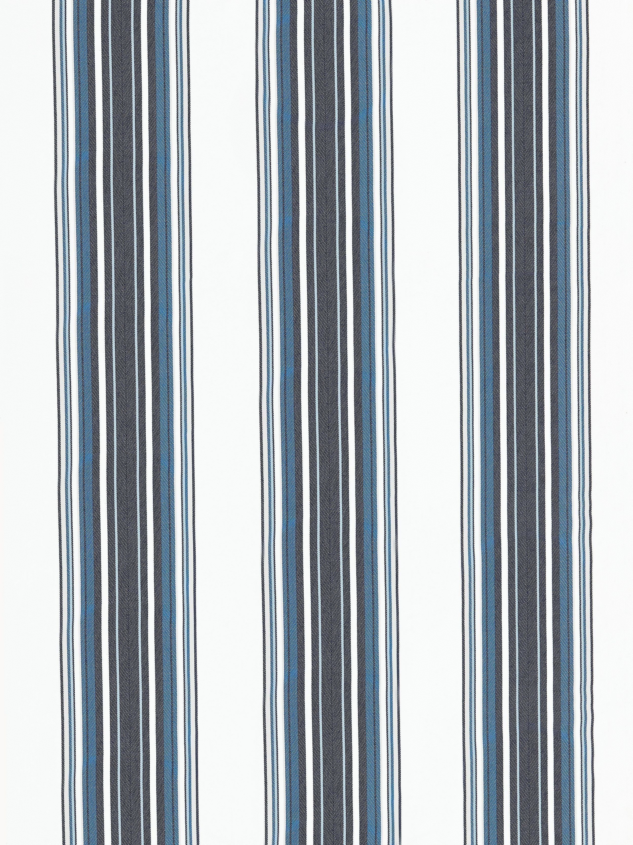 Cabana Stripe fabric in indigo color - pattern number SC 000227063 - by Scalamandre in the Scalamandre Fabrics Book 1 collection