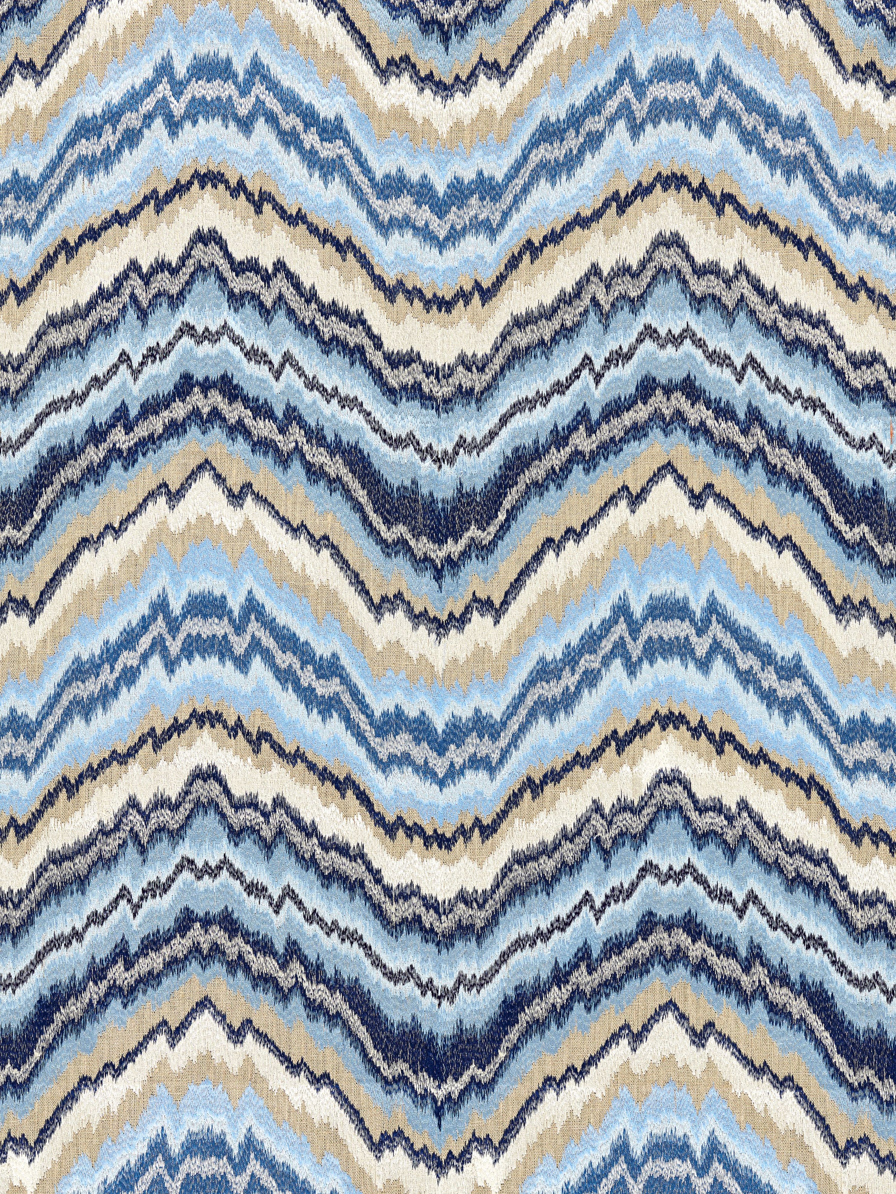 Bergamo Embroidery fabric in indigo color - pattern number SC 000227096 - by Scalamandre in the Scalamandre Fabrics Book 1 collection