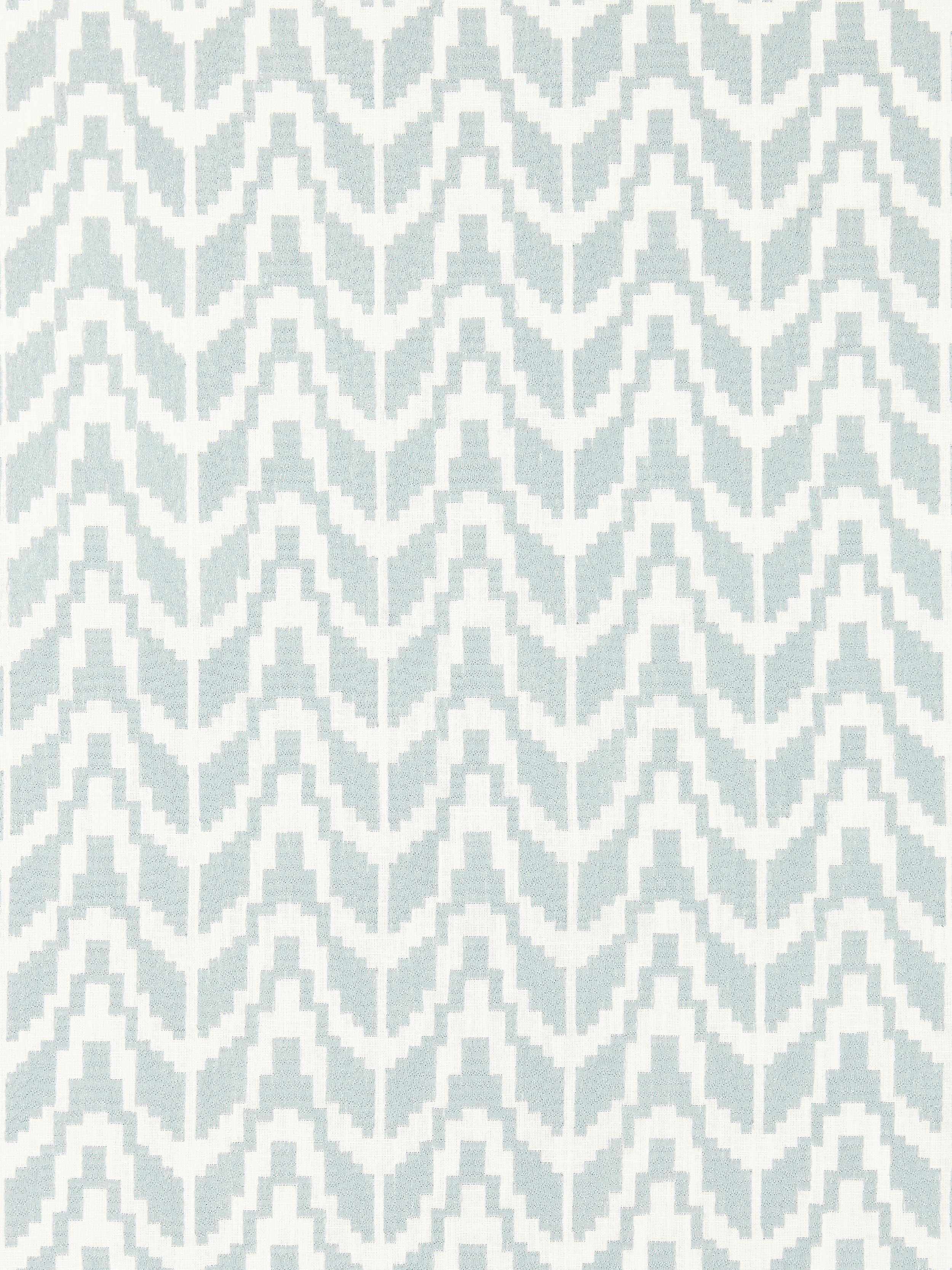 Chevron Embroidery fabric in rain color - pattern number SC 000227103 - by Scalamandre in the Scalamandre Fabrics Book 1 collection