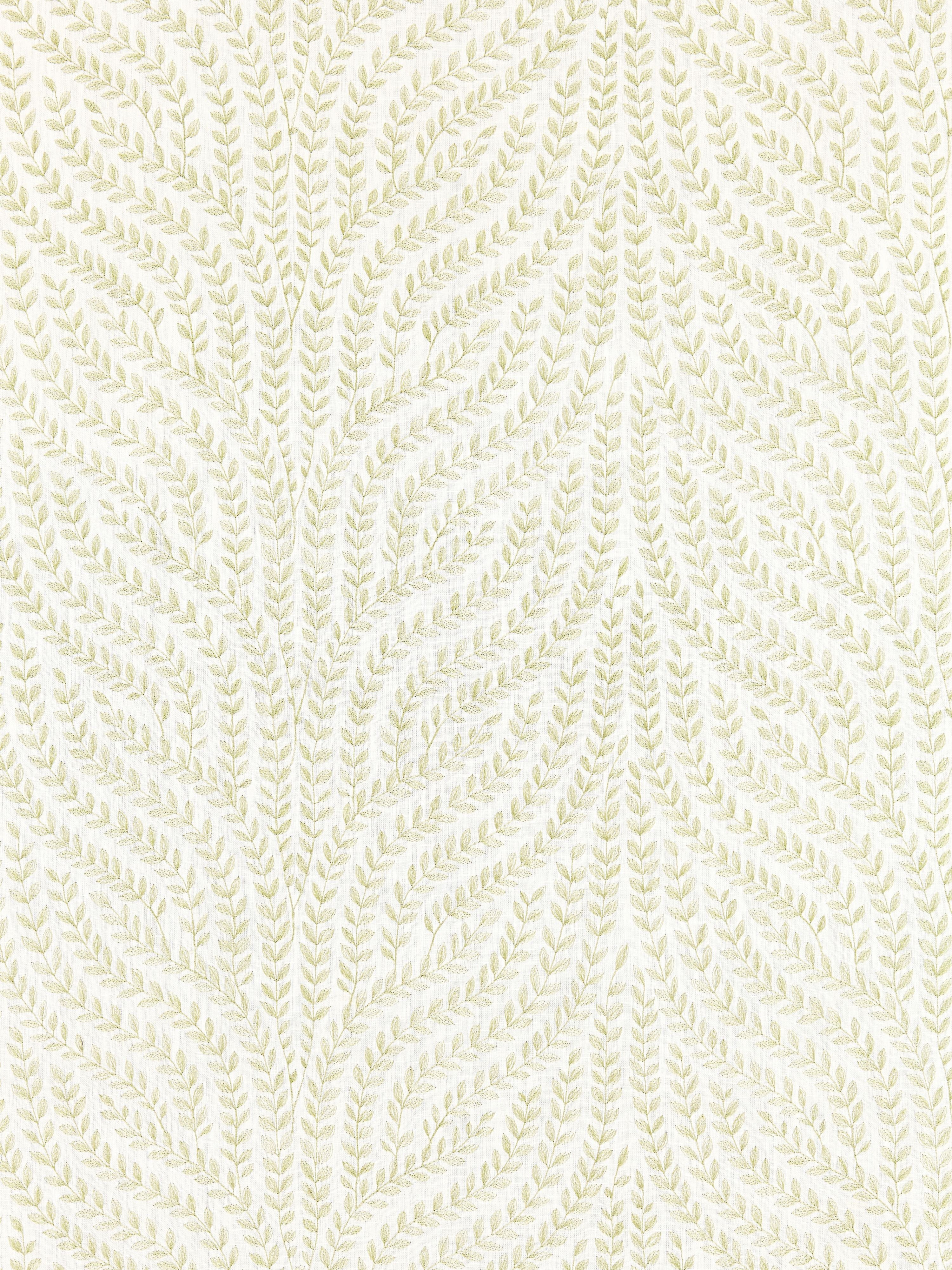 Willow Vine Embroidery fabric in celery color - pattern number SC 000227125 - by Scalamandre in the Scalamandre Fabrics Book 1 collection