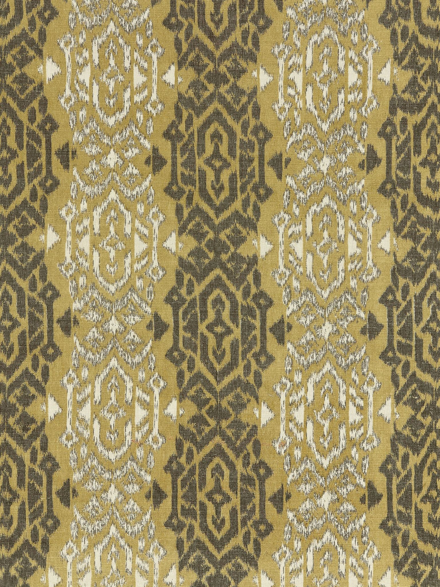Sumatra Ikat Weave fabric in golden wheat color - pattern number SC 000227167 - by Scalamandre in the Scalamandre Fabrics Book 1 collection