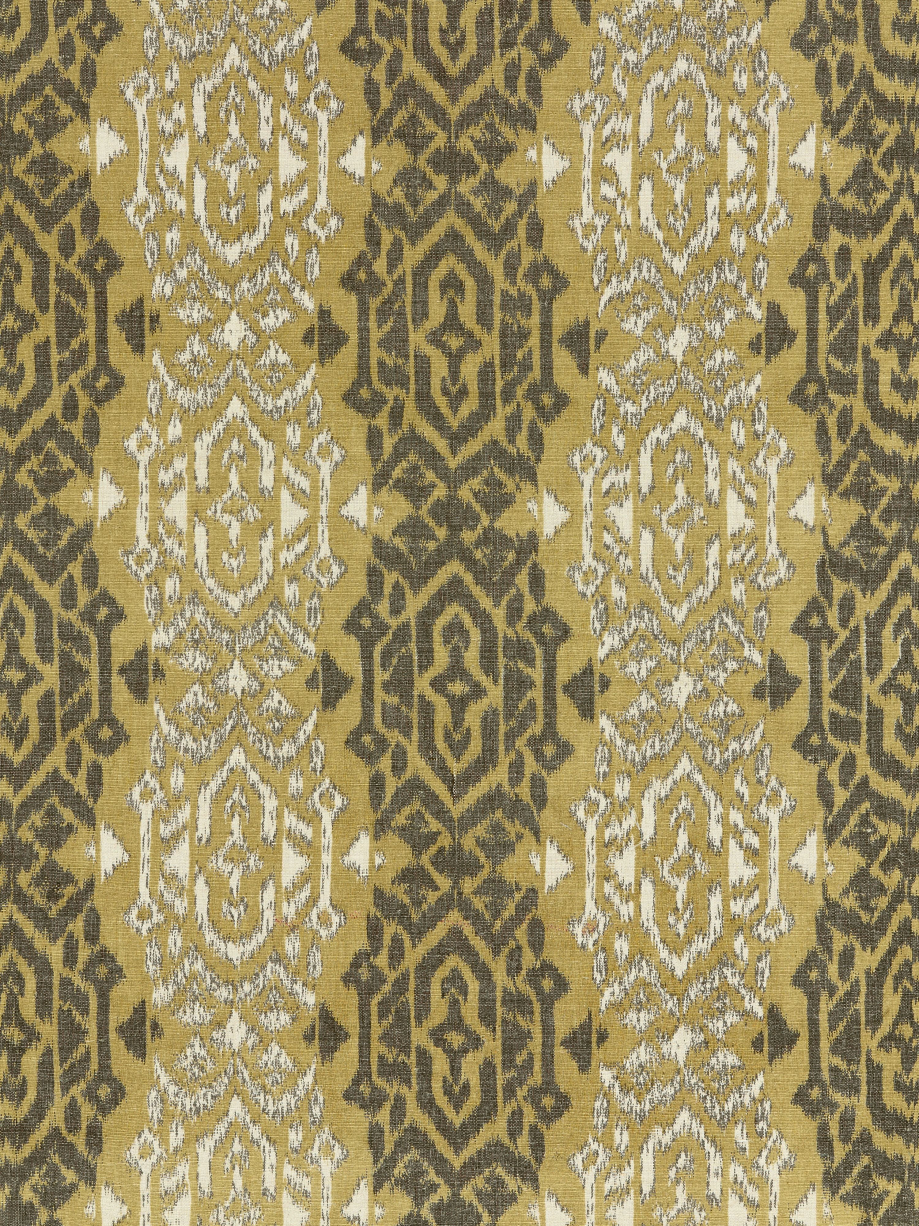 Sumatra Ikat Weave fabric in golden wheat color - pattern number SC 000227167 - by Scalamandre in the Scalamandre Fabrics Book 1 collection