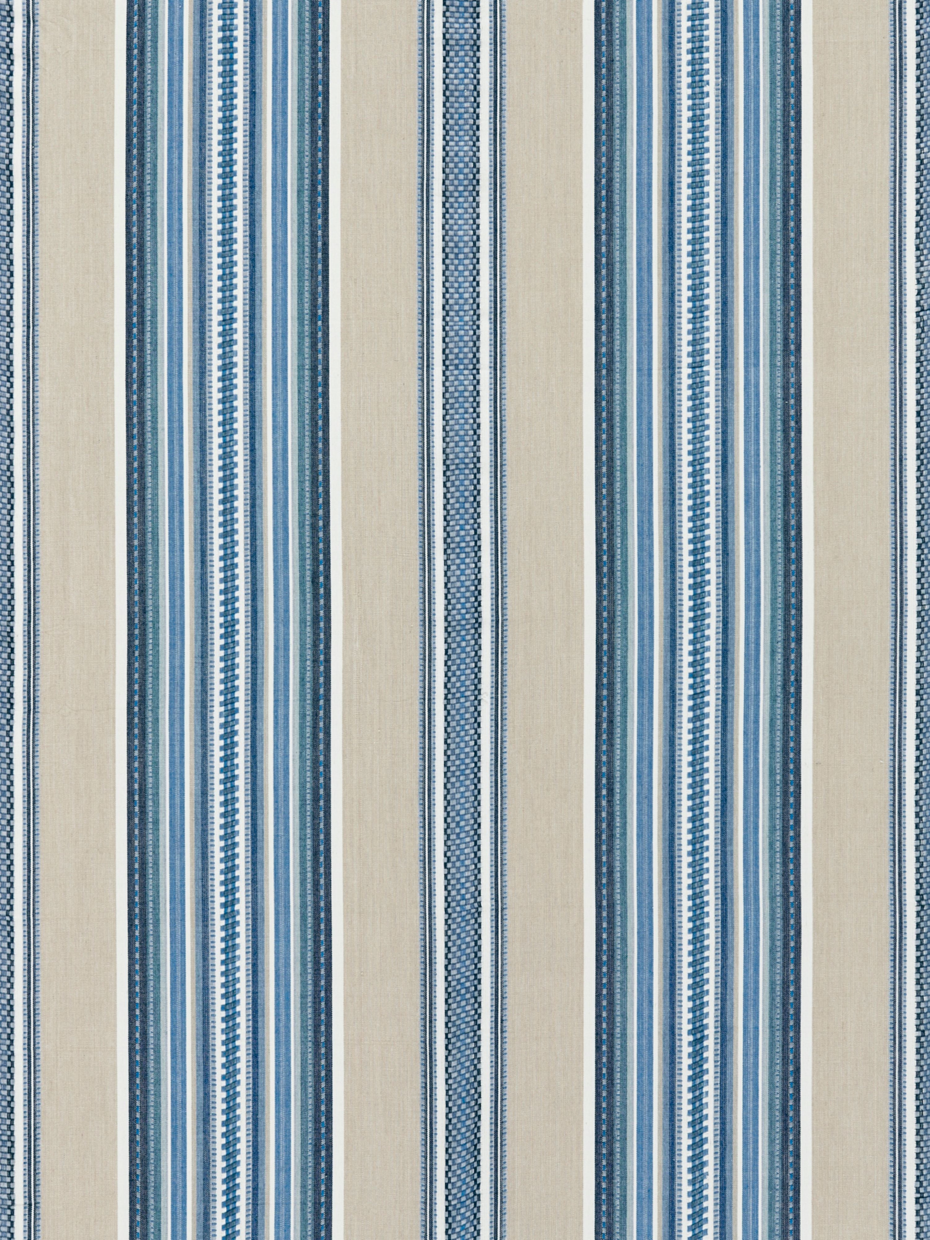 Cyrus Cotton Stripe fabric in chambray color - pattern number SC 000227180 - by Scalamandre in the Scalamandre Fabrics Book 1 collection