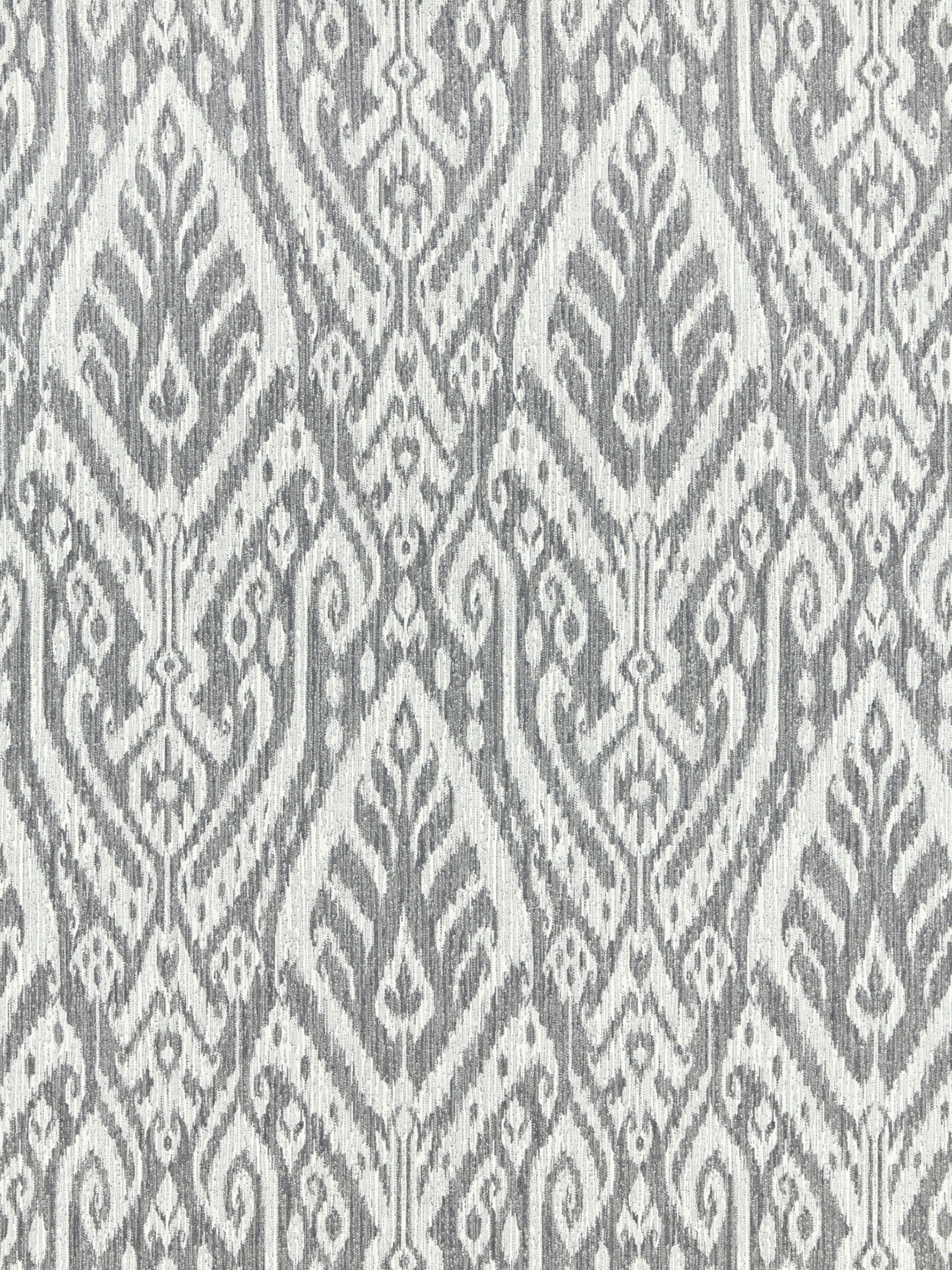Borneo Ikat fabric in smoke color - pattern number SC 000227196 - by Scalamandre in the Scalamandre Fabrics Book 1 collection