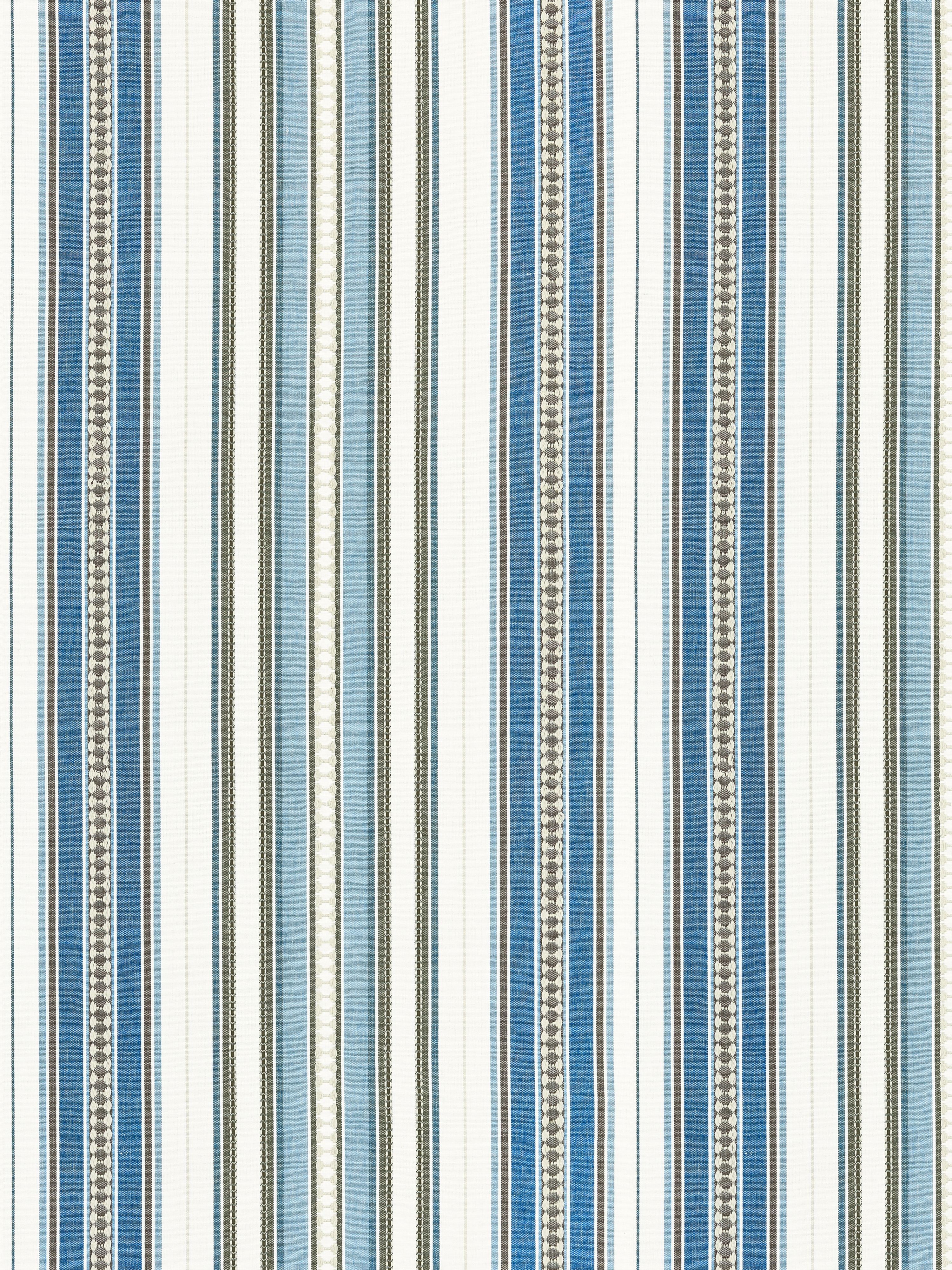 Nile Stripe fabric in blue jay color - pattern number SC 000227253 - by Scalamandre in the Scalamandre Fabrics Book 1 collection