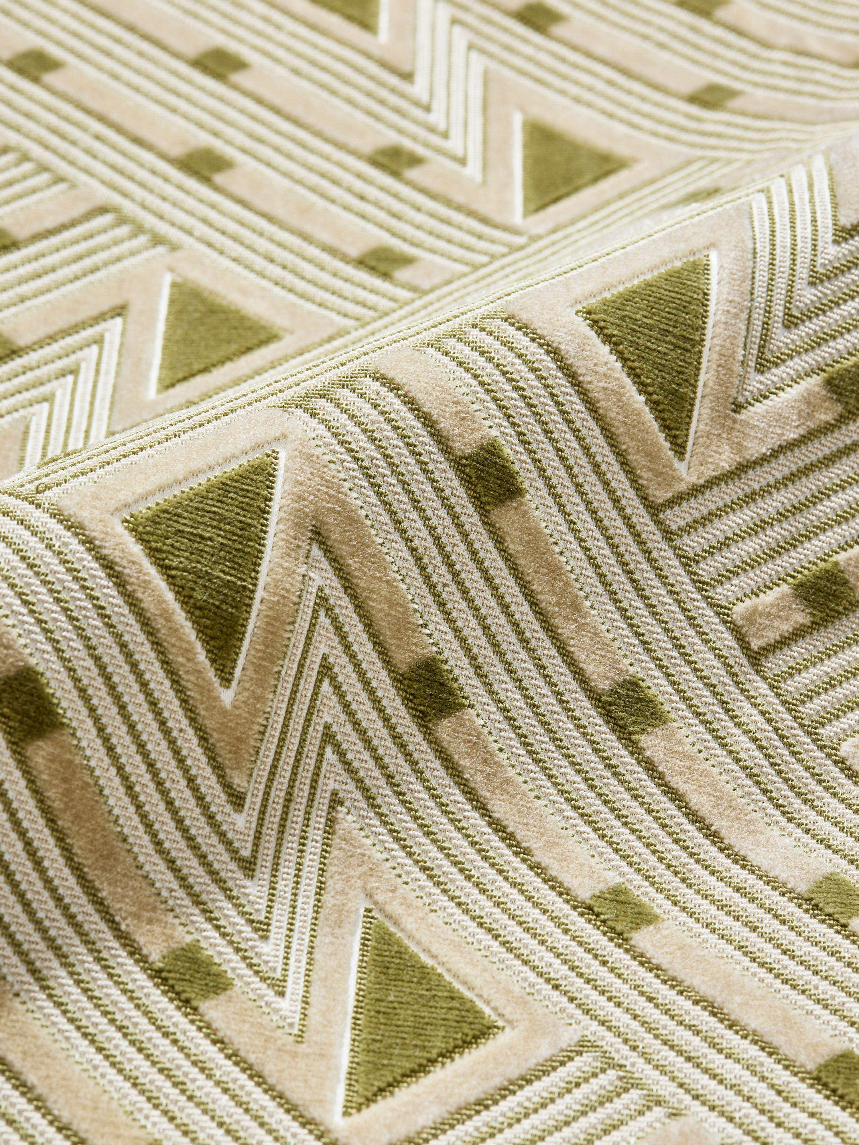 Kasai Velvet fabric in aloe color - pattern number SC 000227323 - by Scalamandre in the Scalamandre Fabrics Book 1 collection
