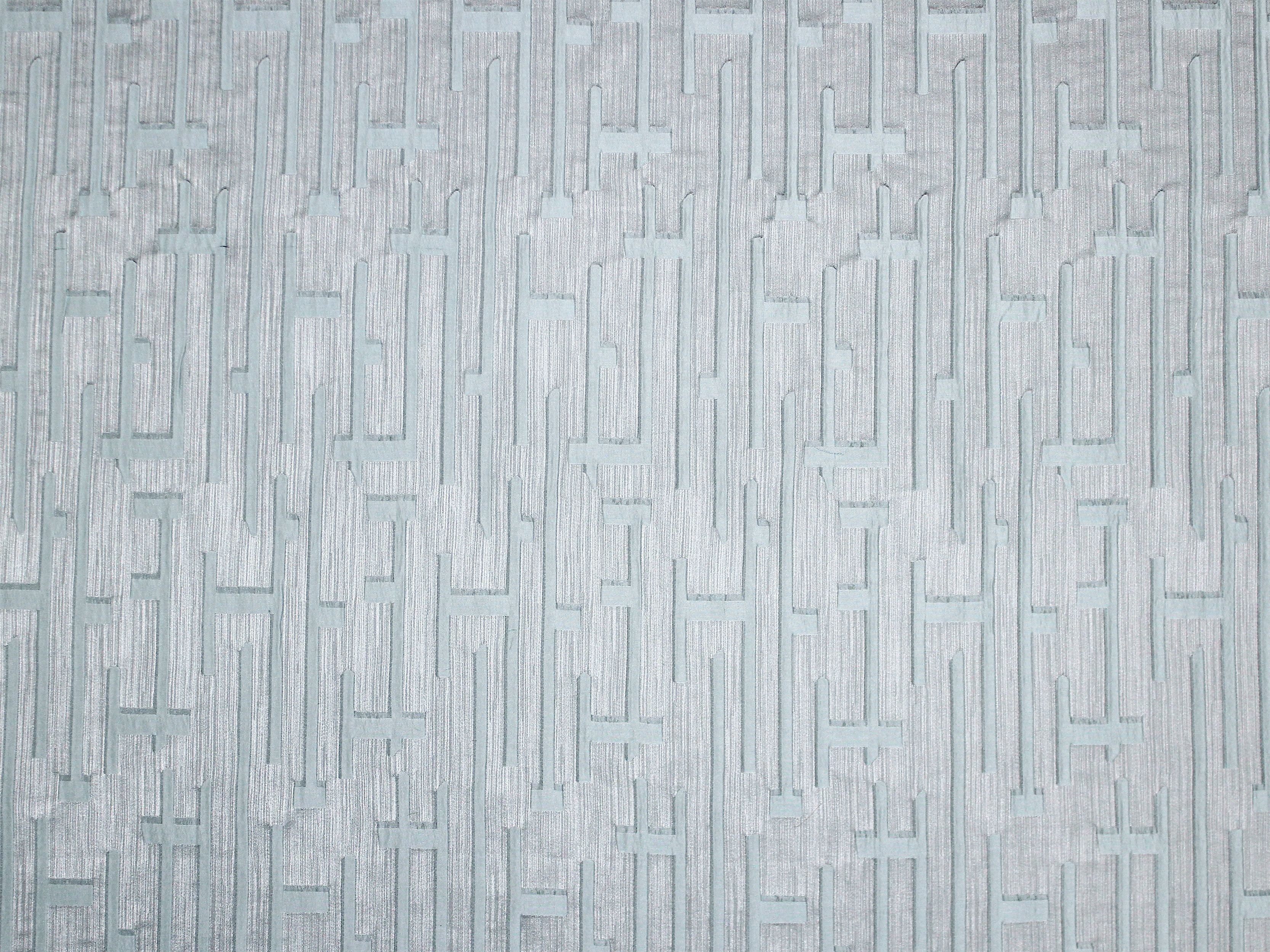 Tableau fabric in glacier color - pattern number SC 000326969 - by Scalamandre in the Scalamandre Fabrics Book 1 collection