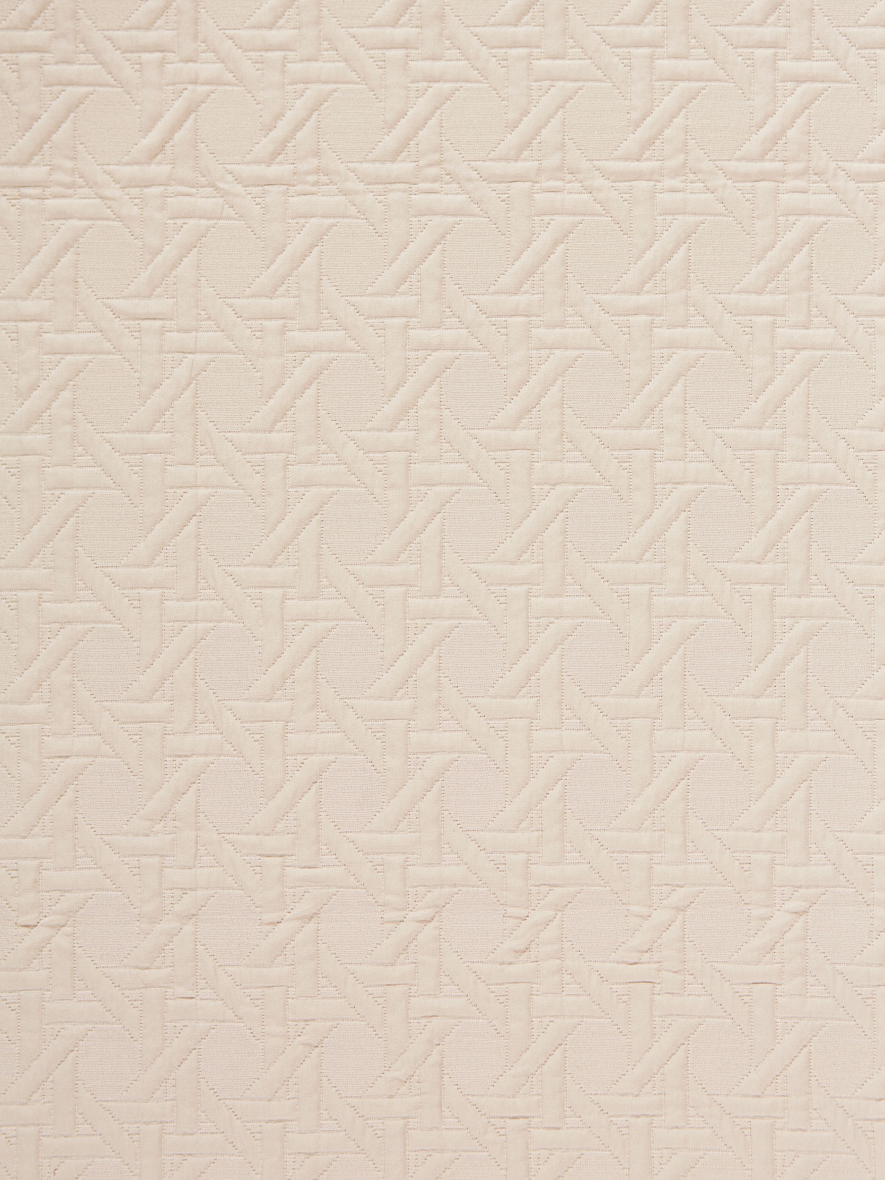 Canestro Matelasse fabric in sand color - pattern number SC 000327008 - by Scalamandre in the Scalamandre Fabrics Book 1 collection