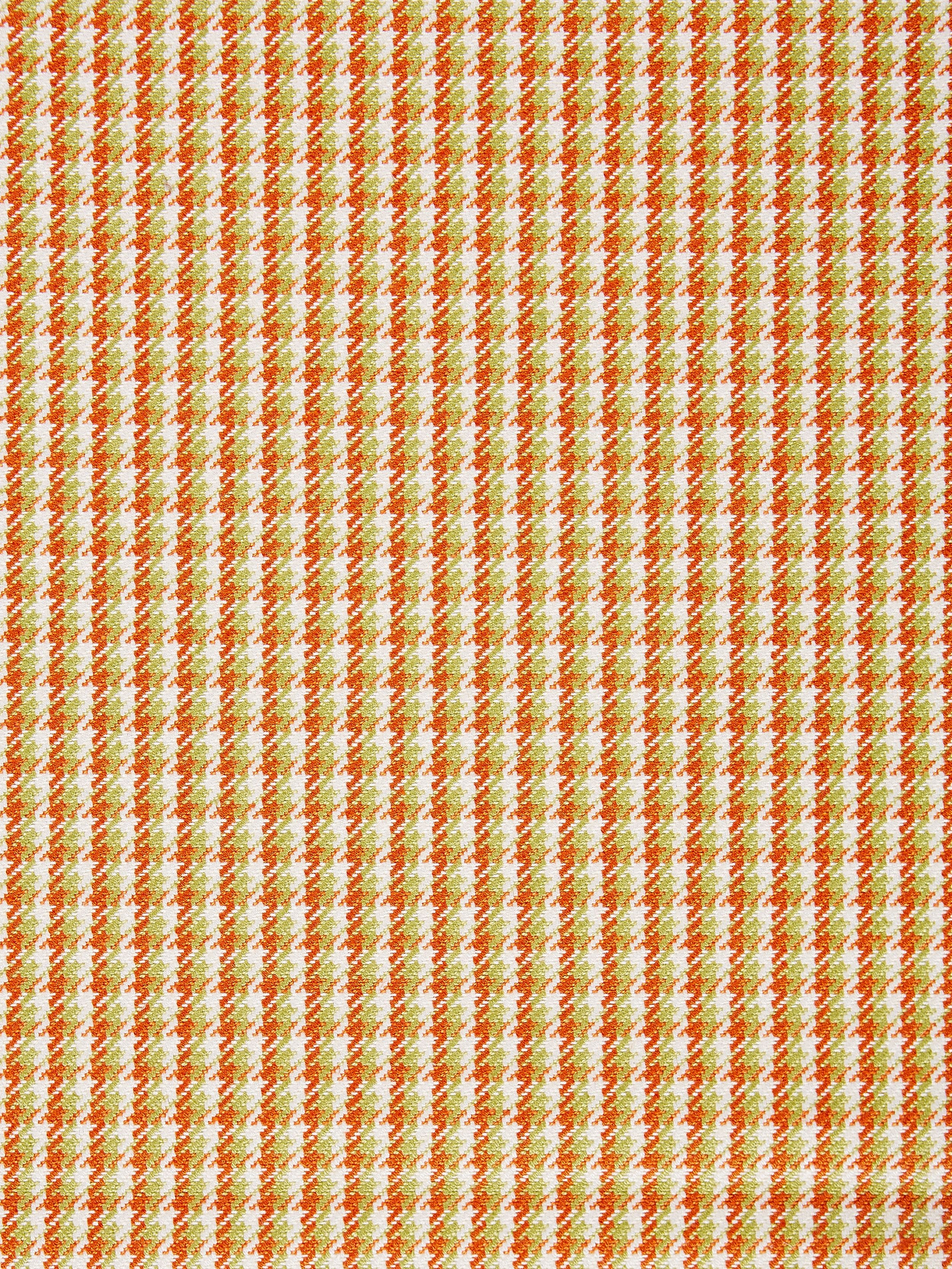 Tattersall Check fabric in mango color - pattern number SC 000327013 - by Scalamandre in the Scalamandre Fabrics Book 1 collection
