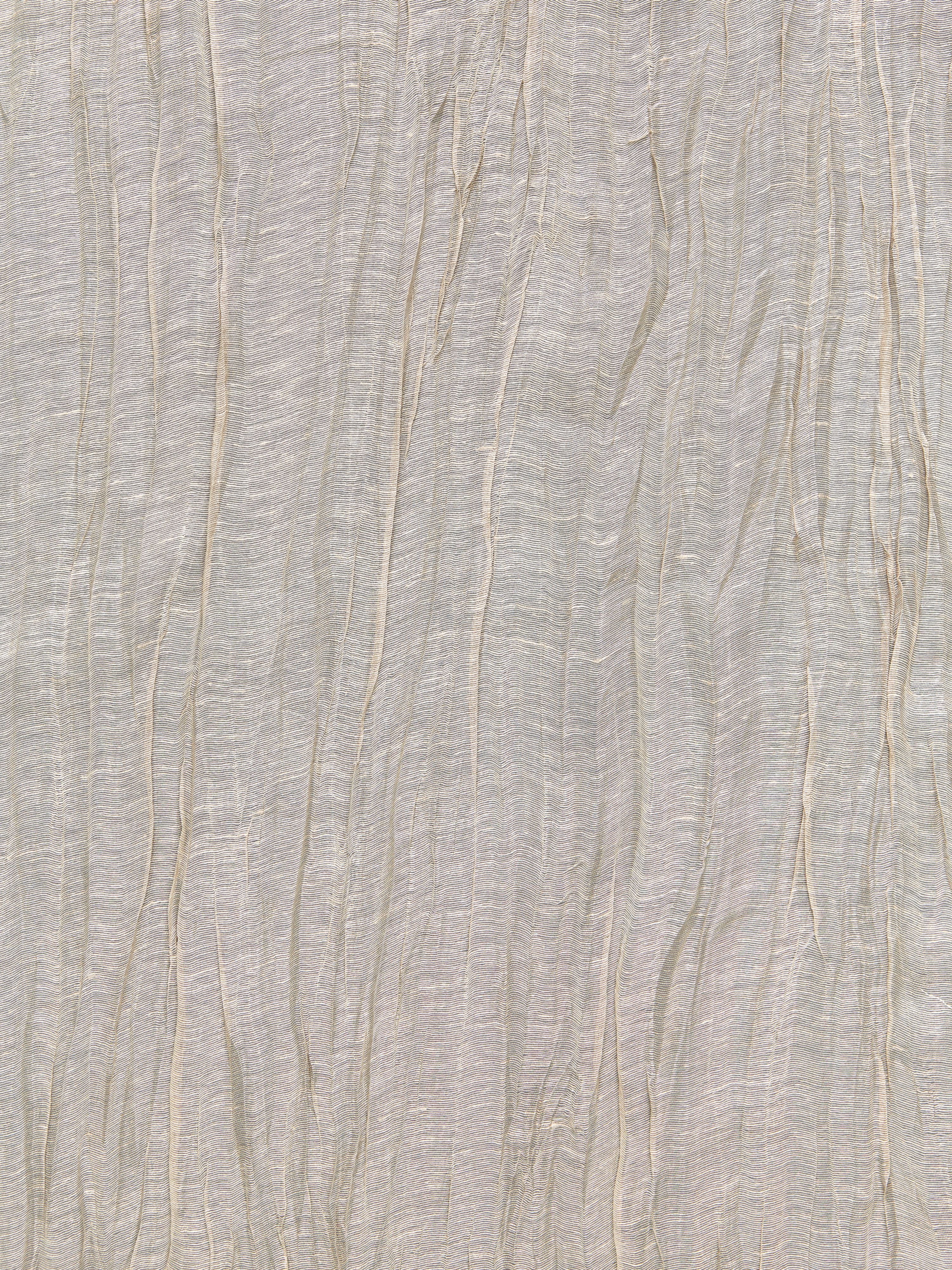 Pleated Linen Sheer fabric in greige color - pattern number SC 000327052 - by Scalamandre in the Scalamandre Fabrics Book 1 collection