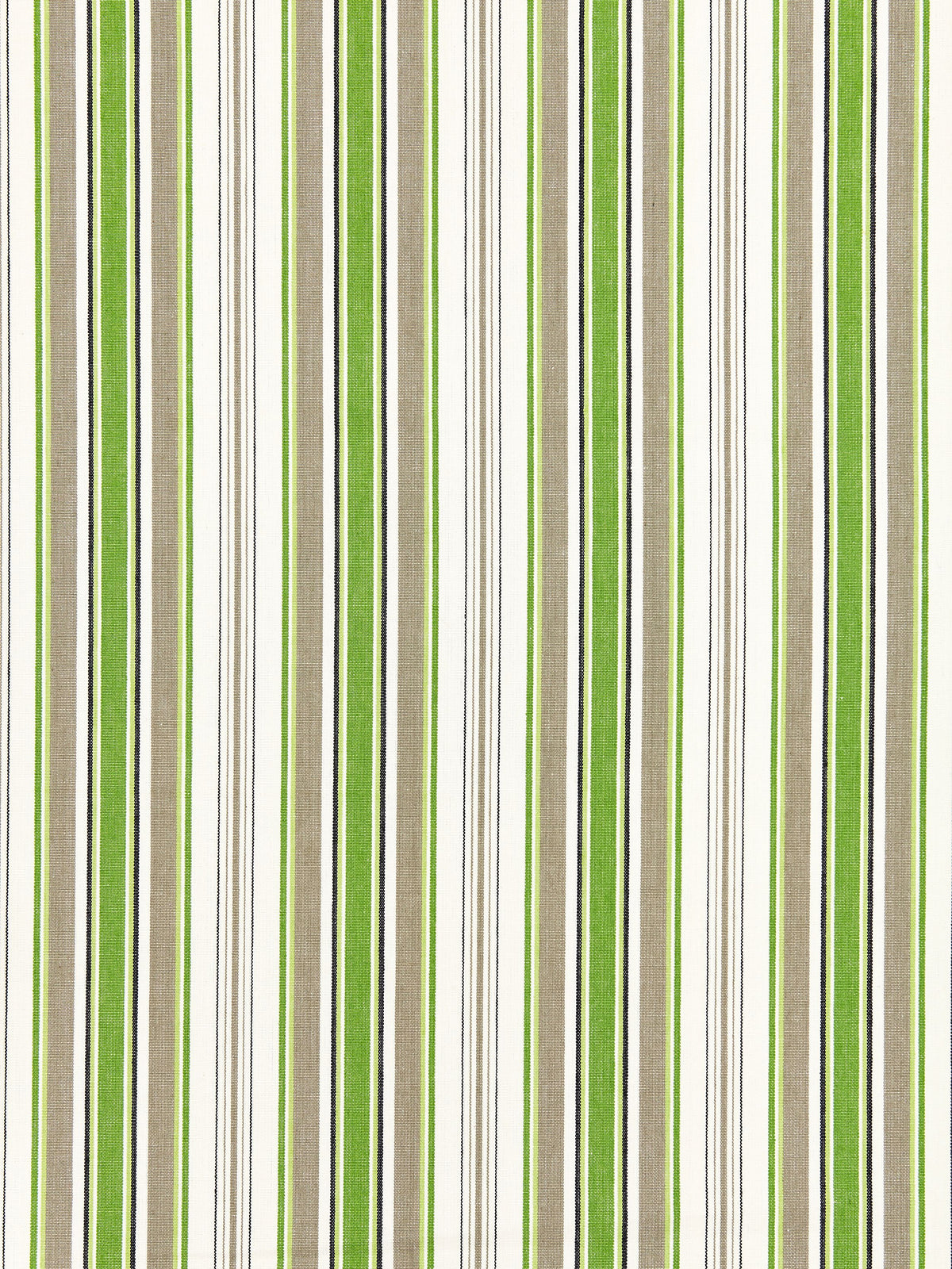 Andover Cotton Stripe fabric in green tea color - pattern number SC 000327113 - by Scalamandre in the Scalamandre Fabrics Book 1 collection