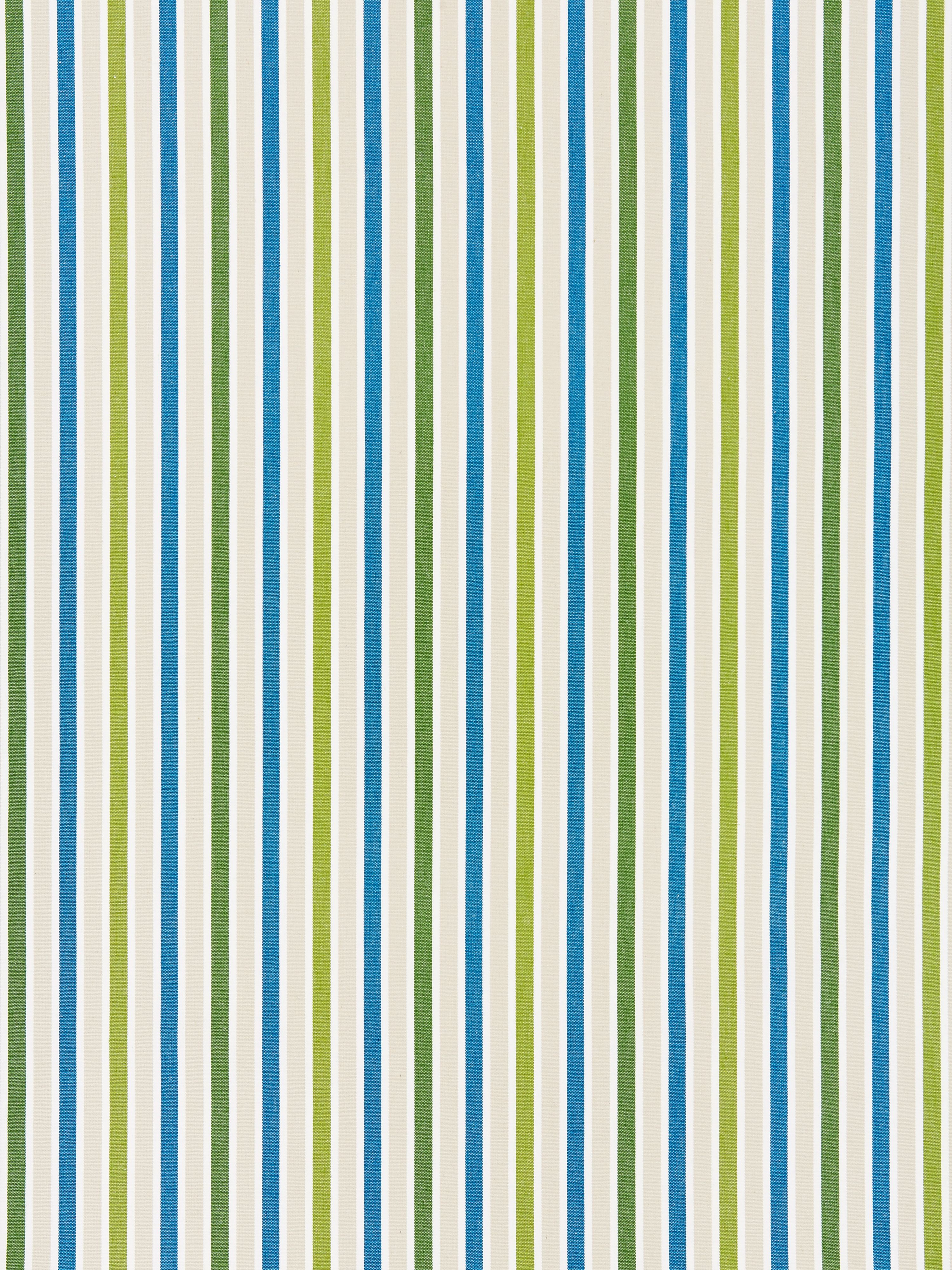 Leeds Cotton Stripe fabric in ocean palm color - pattern number SC 000327114 - by Scalamandre in the Scalamandre Fabrics Book 1 collection
