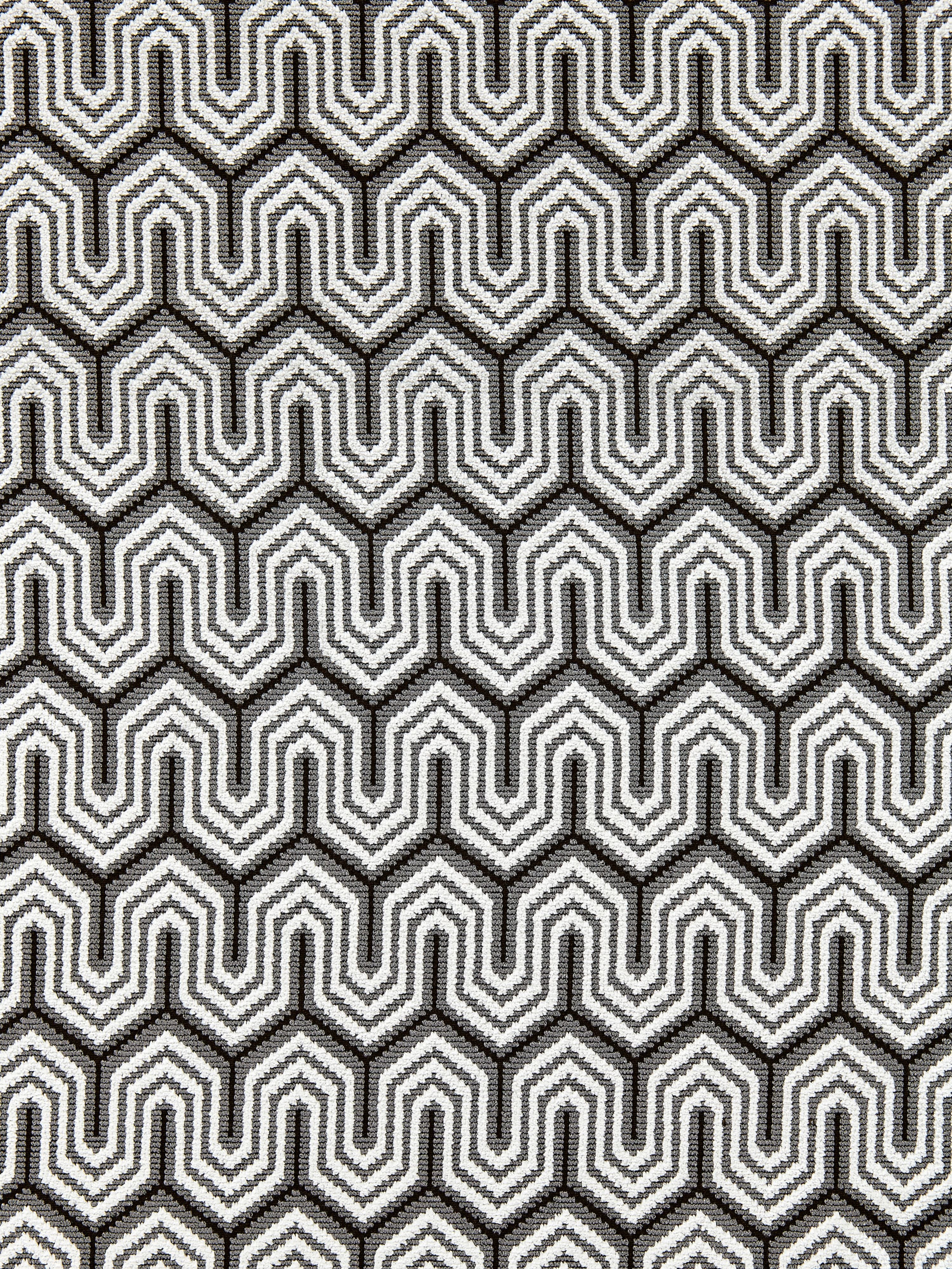 Undulation fabric in graphite color - pattern number SC 000327129 - by Scalamandre in the Scalamandre Fabrics Book 1 collection