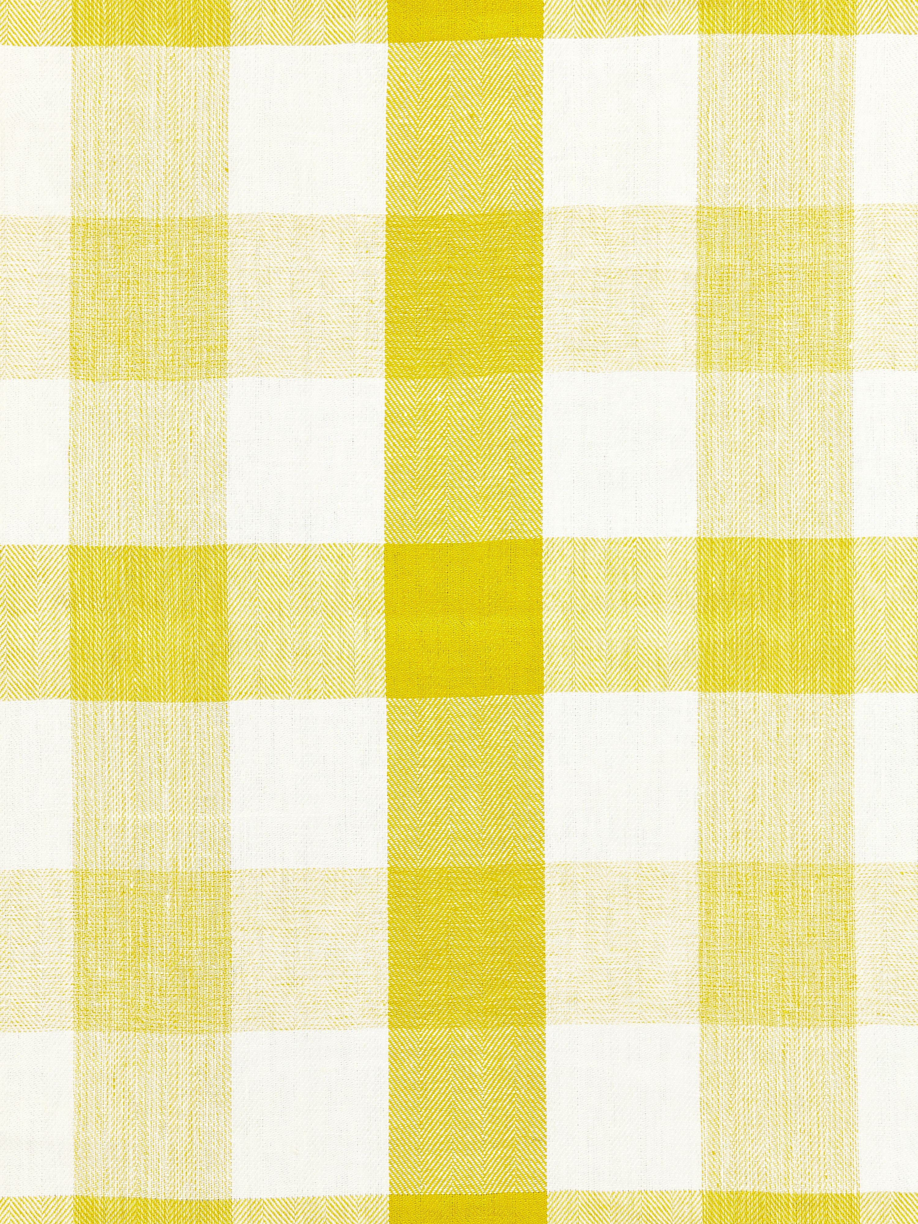 Westport Linen Plaid fabric in citron color - pattern number SC 000327135 - by Scalamandre in the Scalamandre Fabrics Book 1 collection