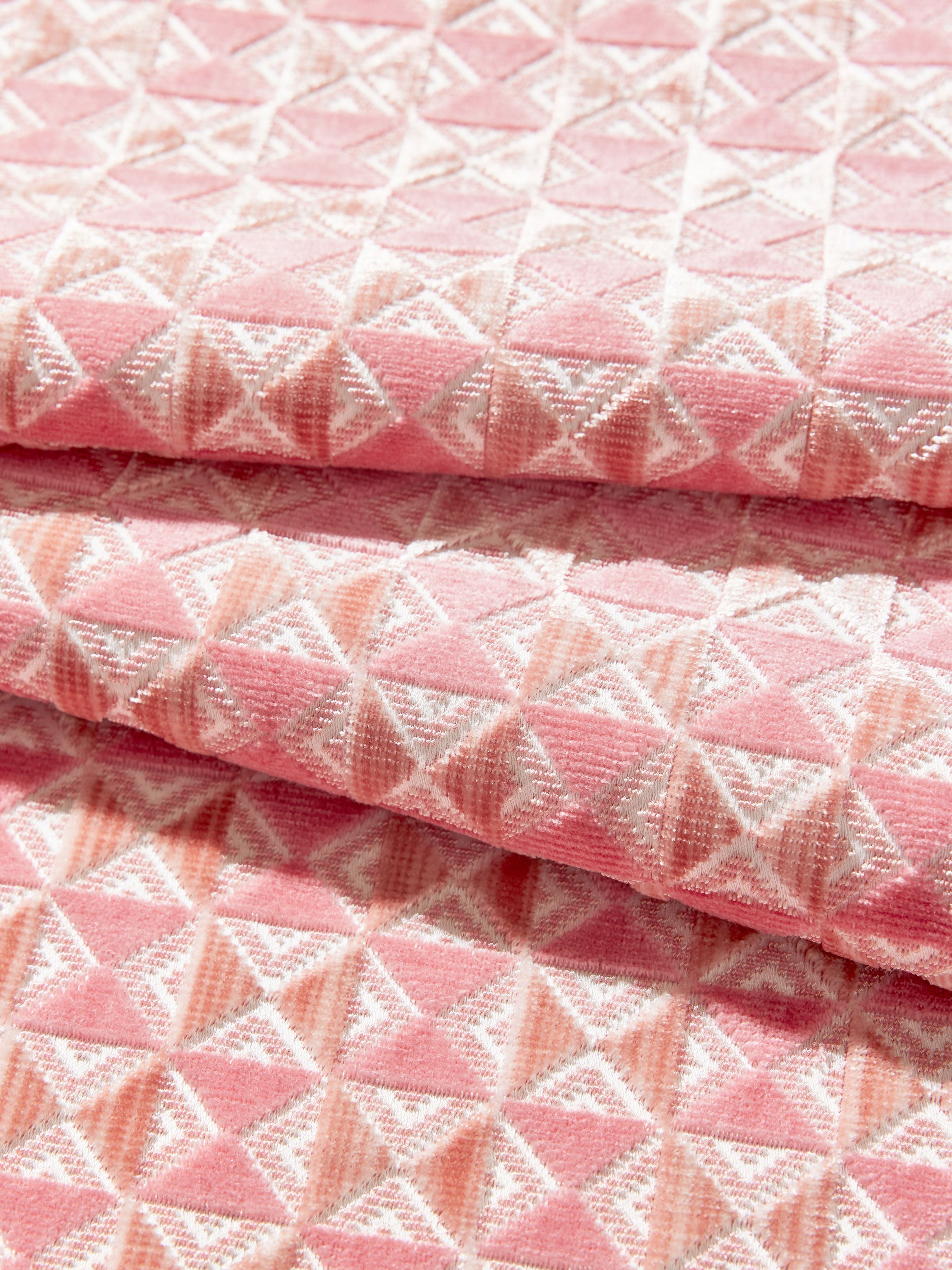 Parlor Velvet fabric in sorbet color - pattern number SC 000327324 - by Scalamandre in the Scalamandre Fabrics Book 1 collection