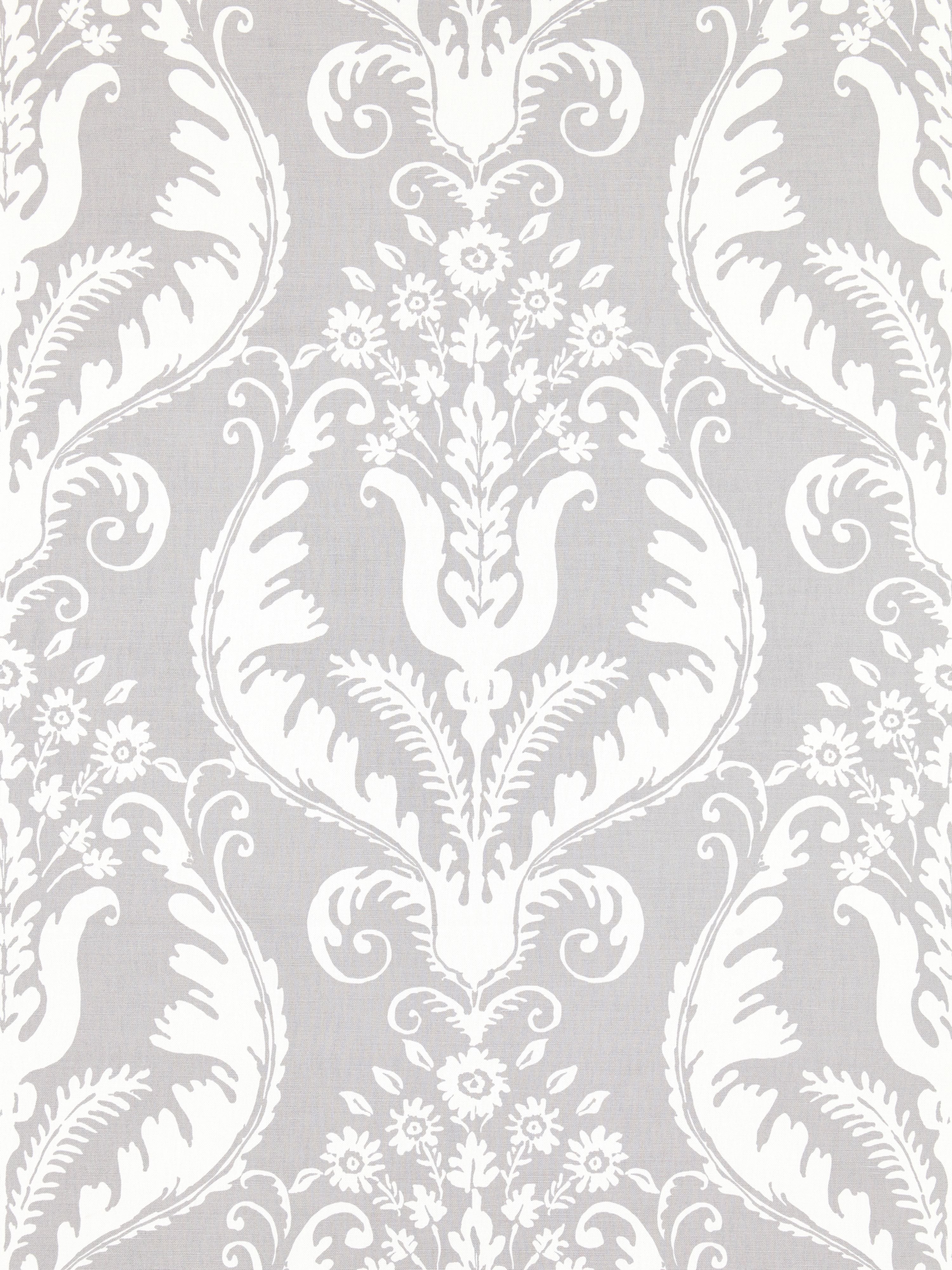 Primavera Linen Print fabric in french grey color - pattern number SC 000416597 - by Scalamandre in the Scalamandre Fabrics Book 1 collection