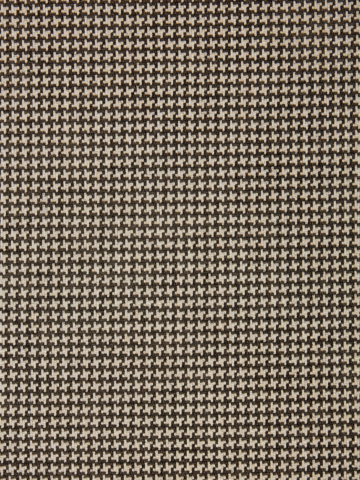 Clyde Houndstooth Weave fabric in espresso color - pattern number SC000427010 - by Scalamandre in the Scalamandre Fabrics Book 2 collection