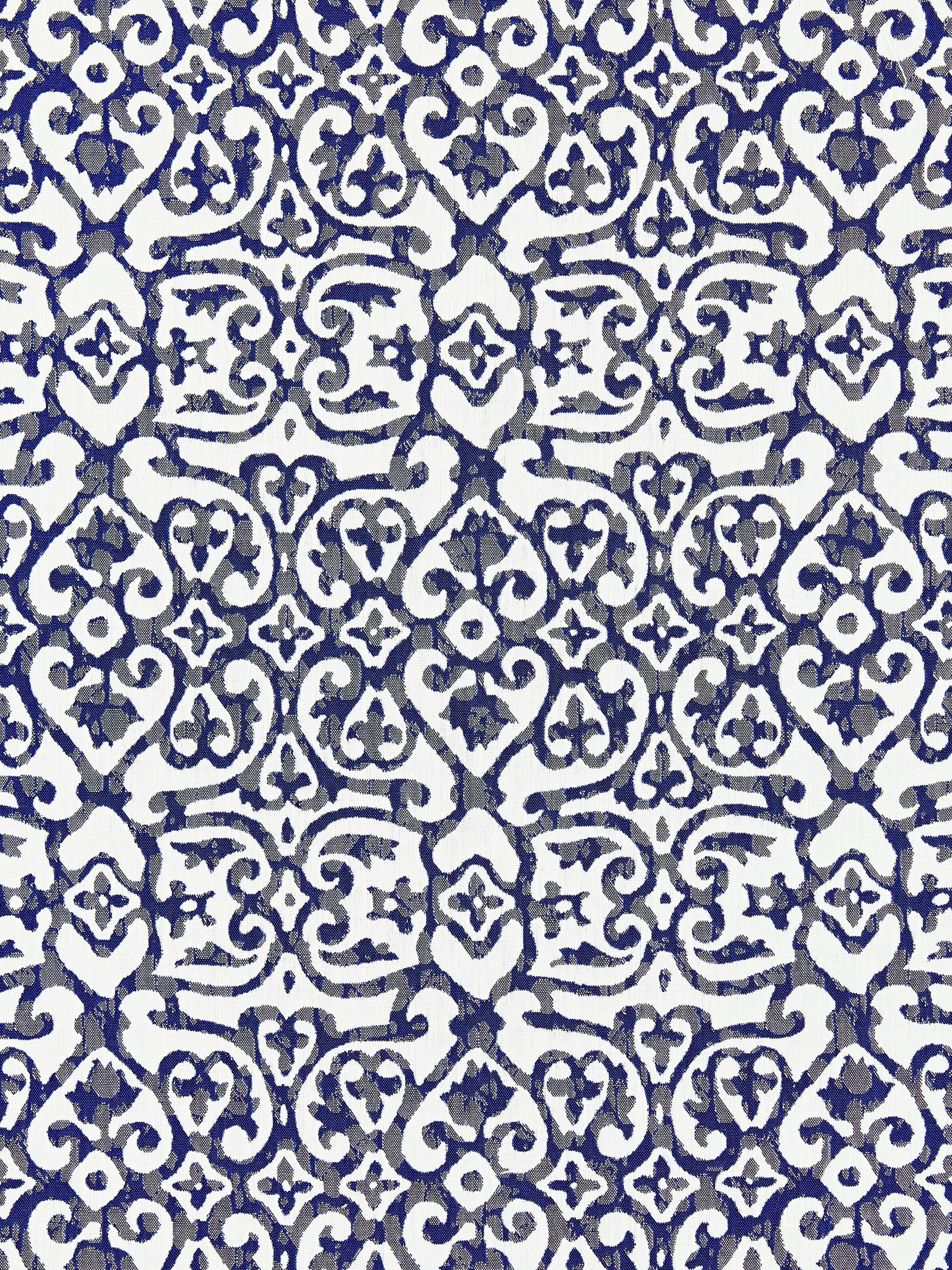Kediri fabric in indigo color - pattern number SC000427057 - by Scalamandre in the Scalamandre Fabrics Book 2 collection