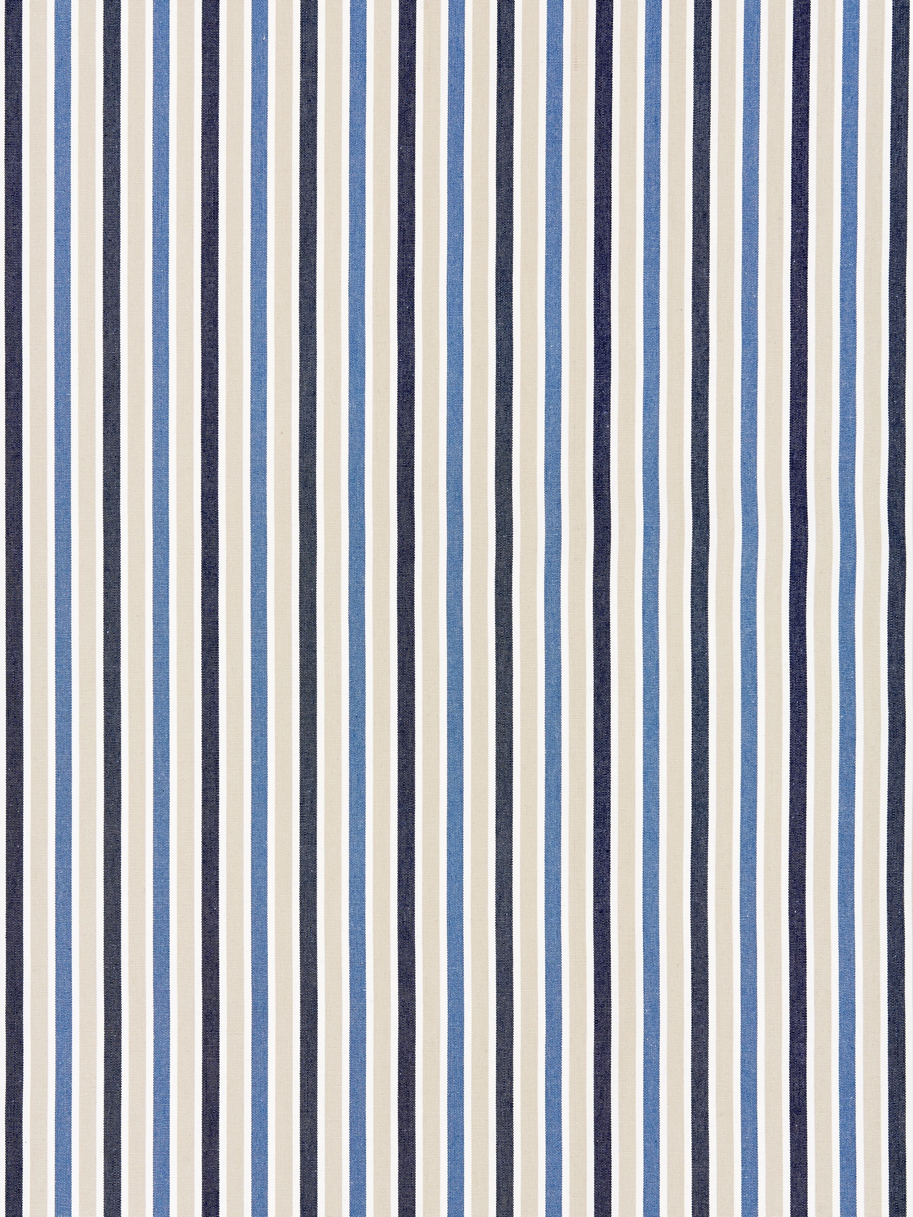 Leeds Cotton Stripe fabric in indigo color - pattern number SC000427114 - by Scalamandre in the Scalamandre Fabrics Book 2 collection