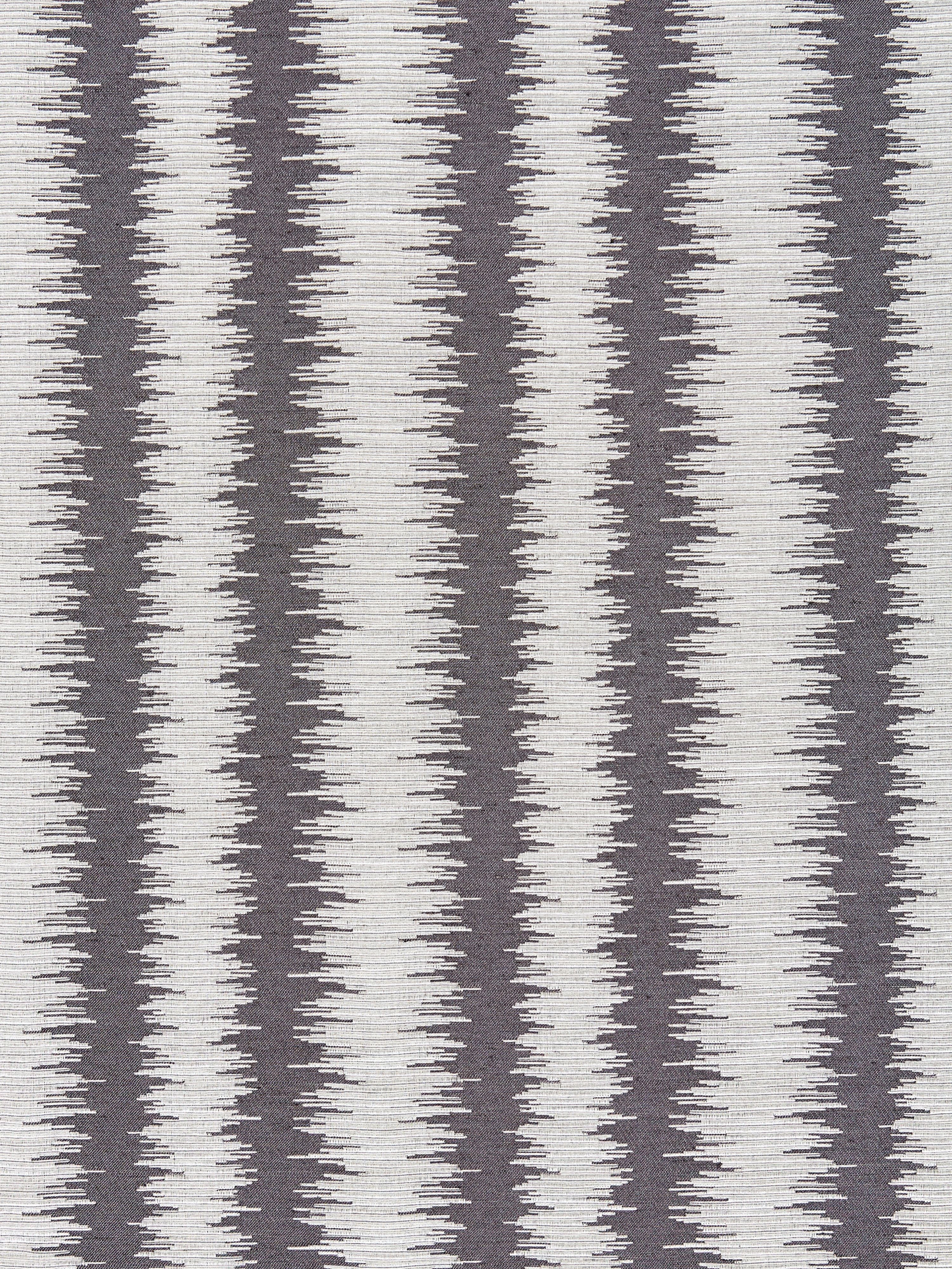 Konya Ikat Stripe fabric in graphite color - pattern number SC000427138 - by Scalamandre in the Scalamandre Fabrics Book 2 collection