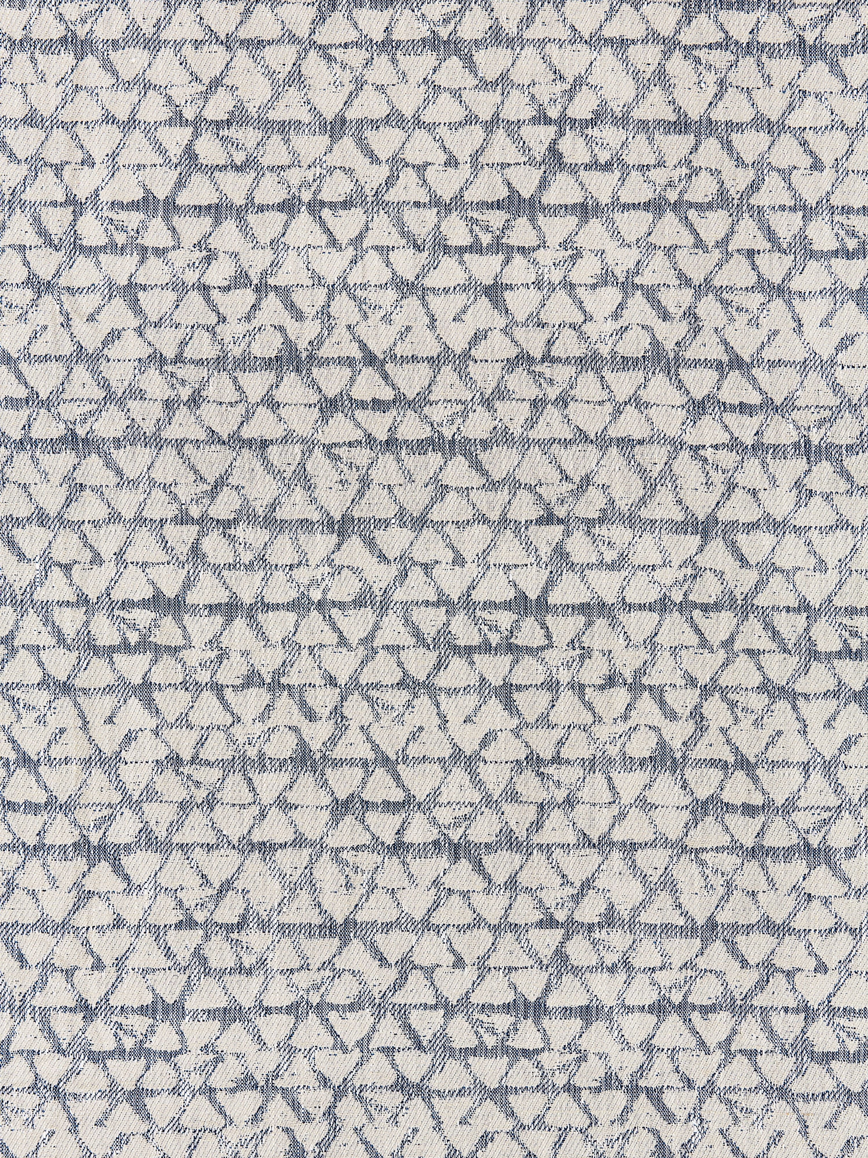 Kanoko fabric in indigo color - pattern number SC000427148 - by Scalamandre in the Scalamandre Fabrics Book 2 collection