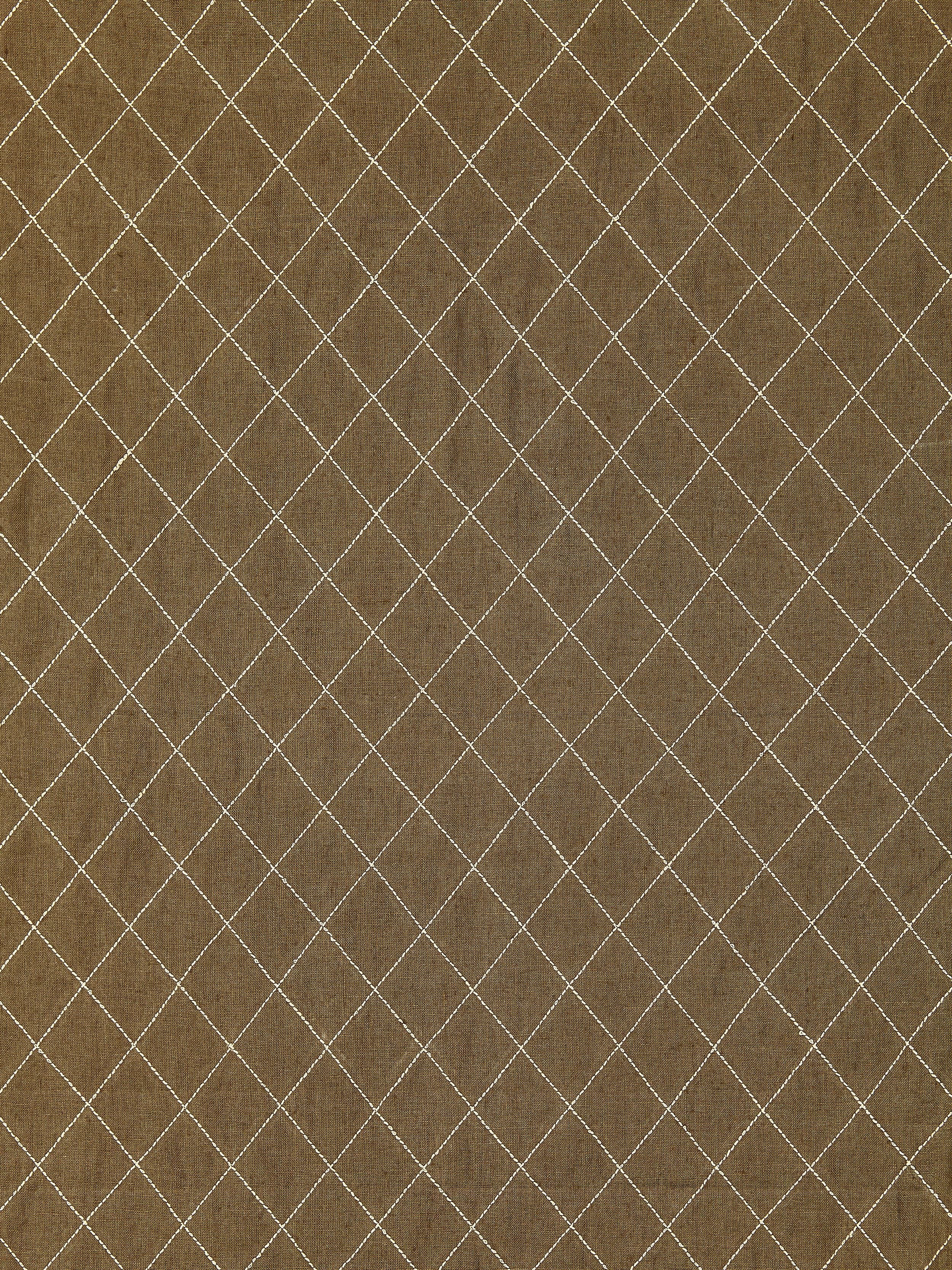 Counterpane fabric in mocha color - pattern number SC000427150 - by Scalamandre in the Scalamandre Fabrics Book 2 collection