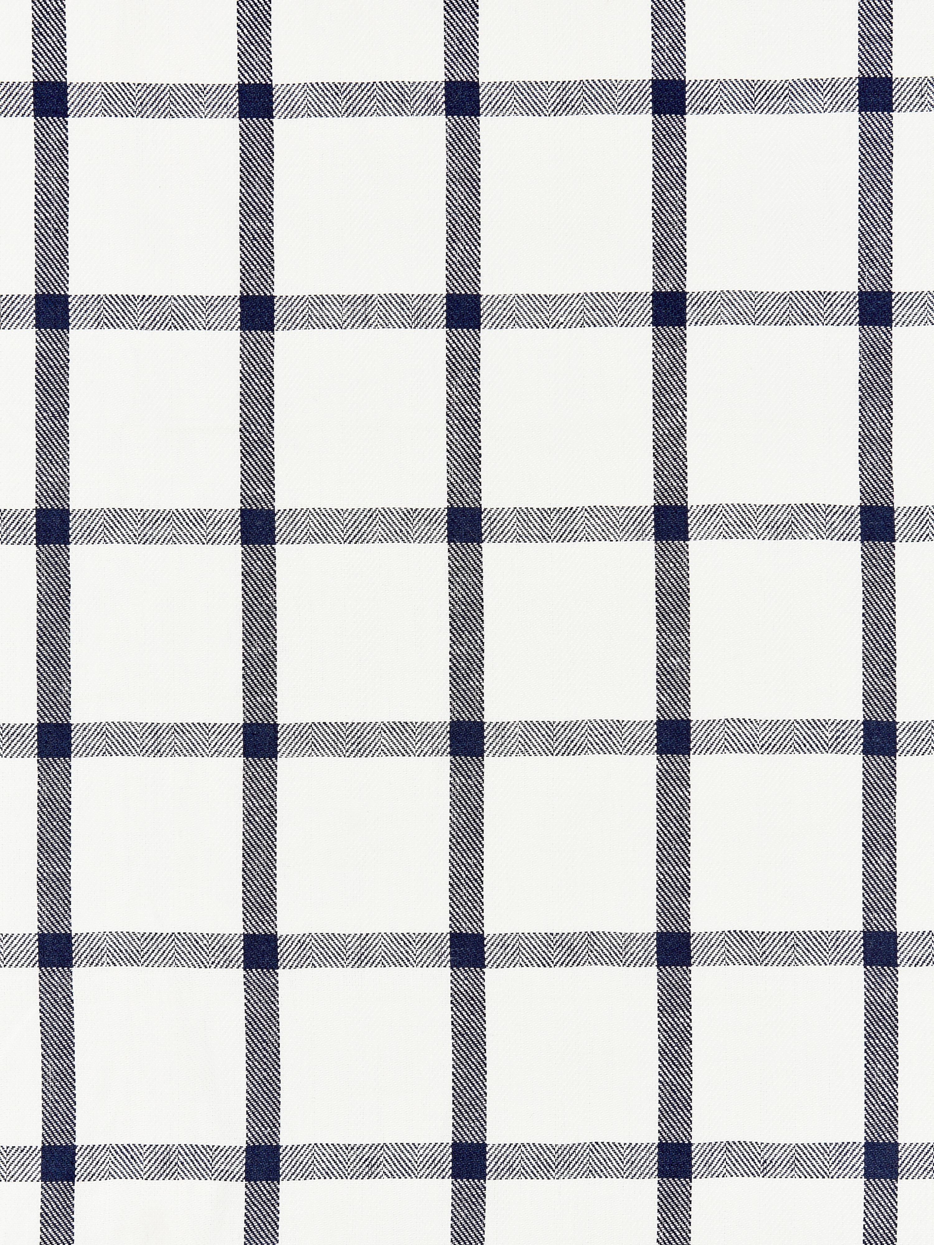 Wilton Linen Check fabric in navy color - pattern number SC000427152 - by Scalamandre in the Scalamandre Fabrics Book 2 collection