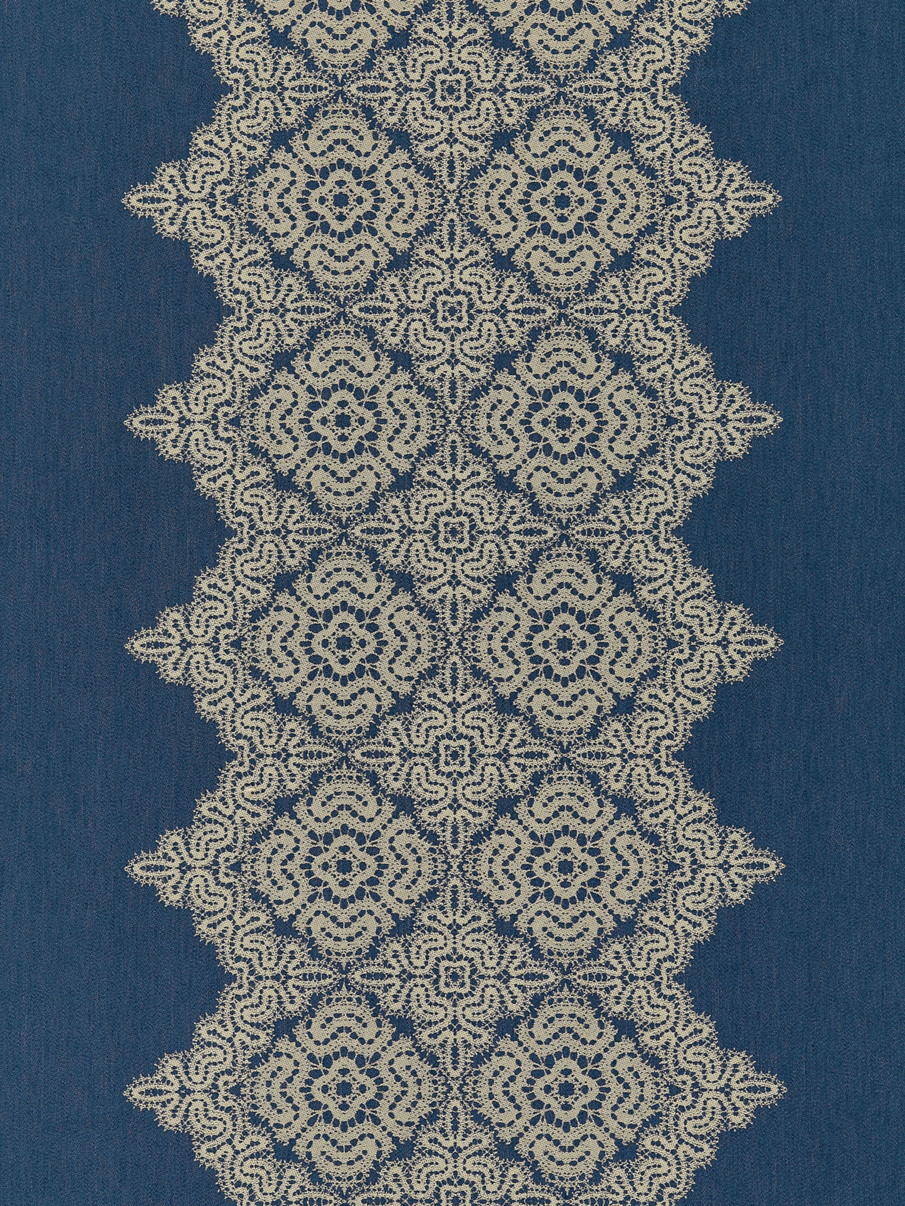 Josephine fabric in indigo color - pattern number SC000427168 - by Scalamandre in the Scalamandre Fabrics Book 2 collection